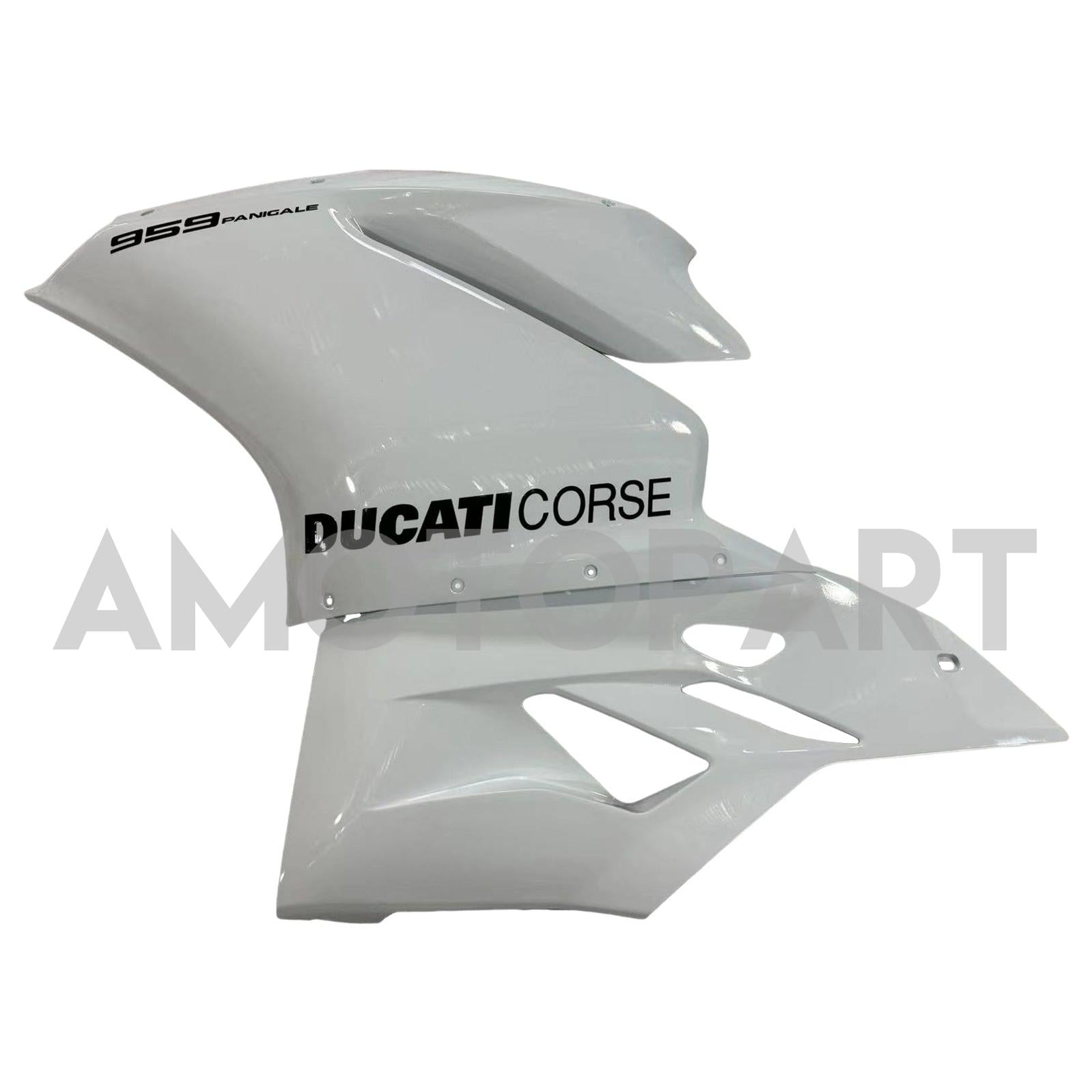 Amotopart 2015-2020 Ducati 959 White Fairing Kit