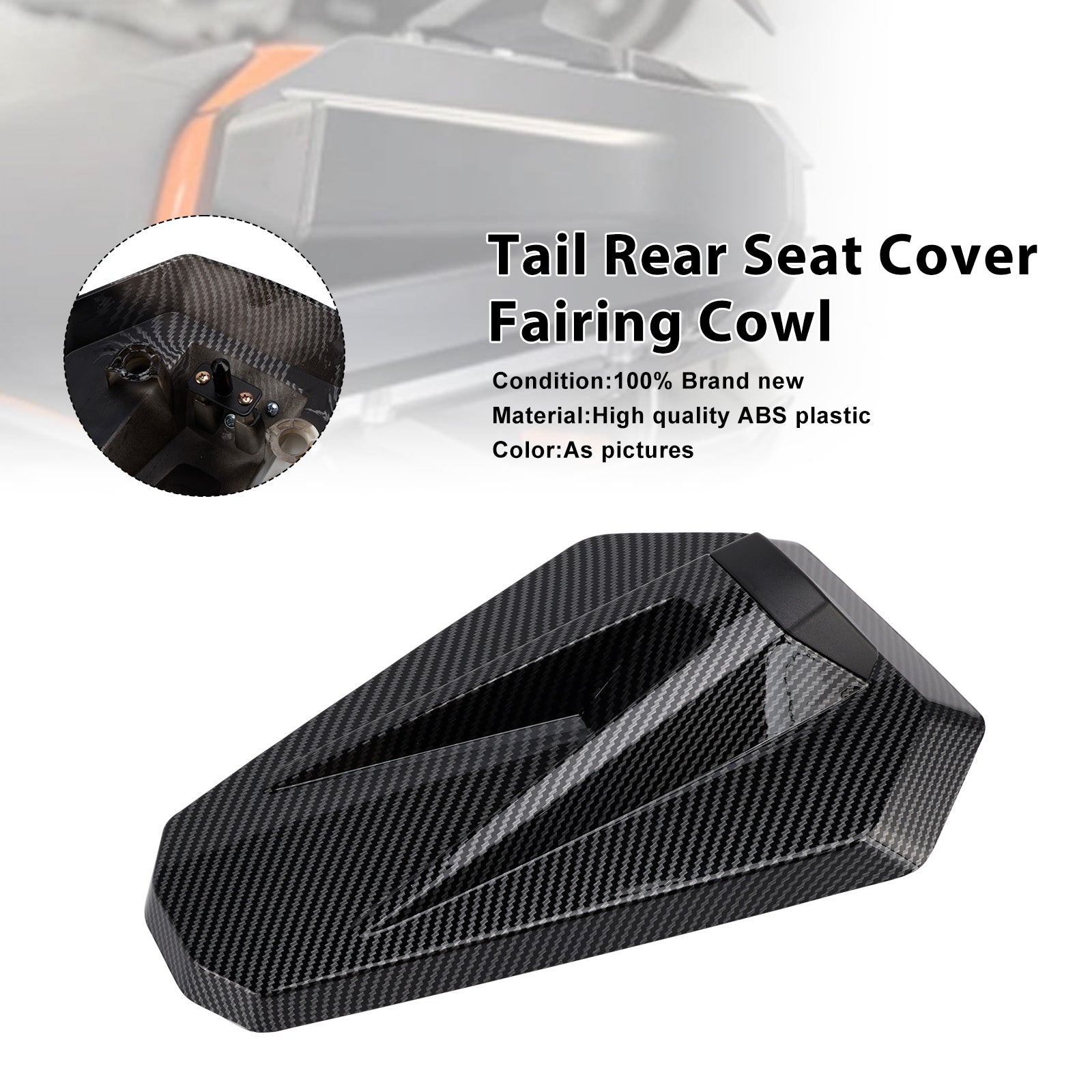2024-2025 390 DukeTail Rear Seat Cover Fairing Cowl
