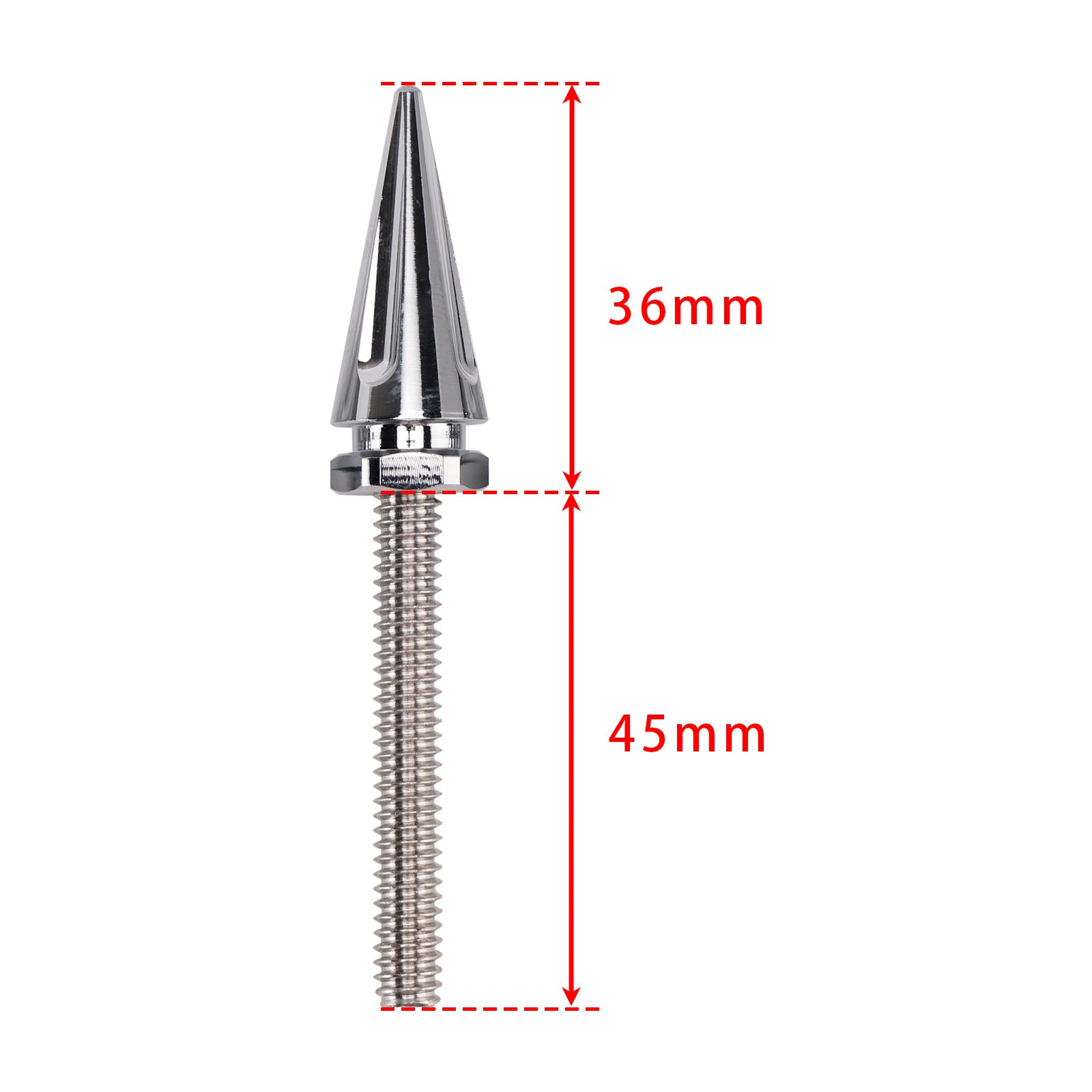 14-24 Street Glide FLHX Electra Glide FLHT 3 Spiked Windshield Bolts Silver