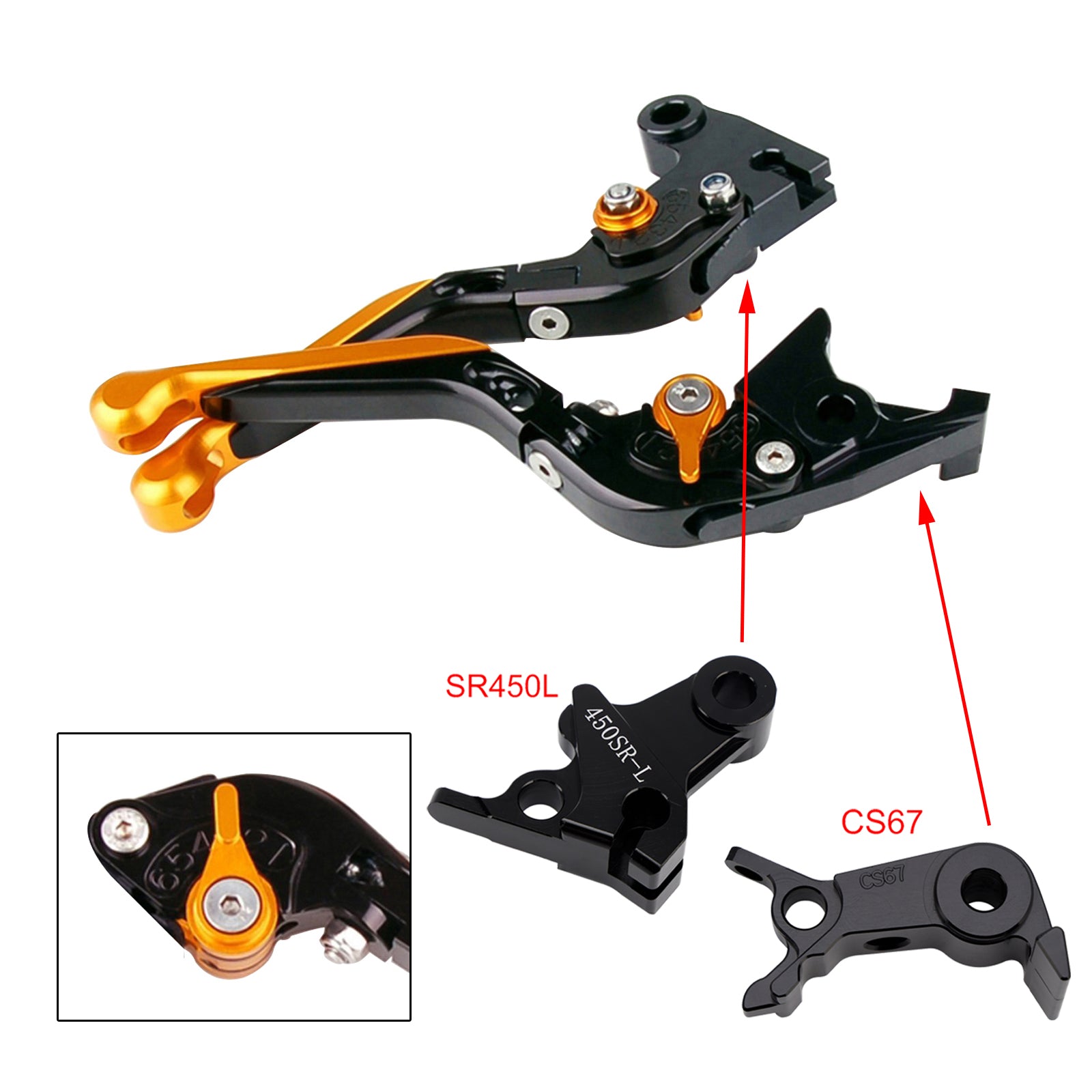 2024-2026 VOGE DS900X 900DSX Adjustable Clutch Brake Lever