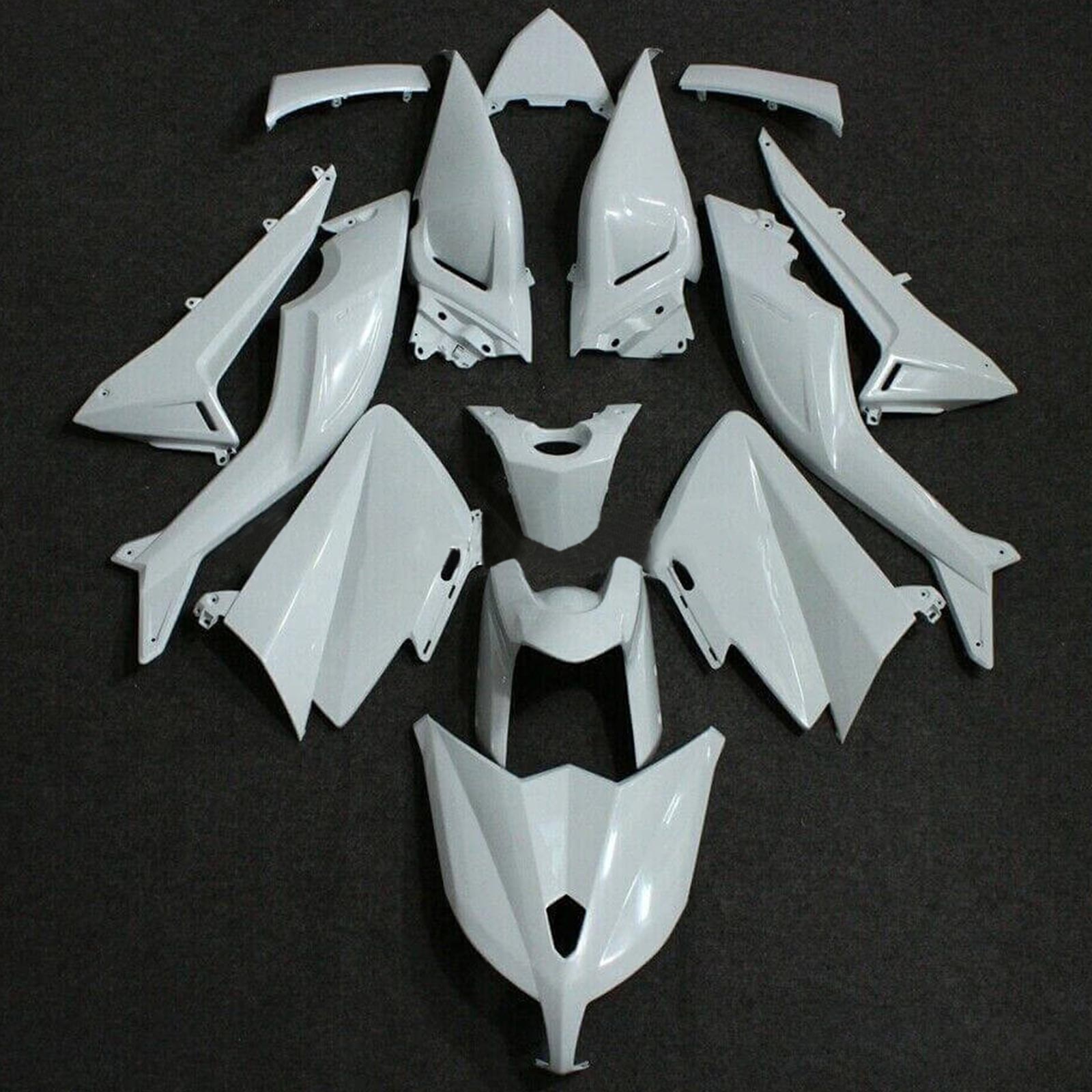 Amotopart 2012-2014 Yamaha T-Max Tmax530 White Fairing Zestaw