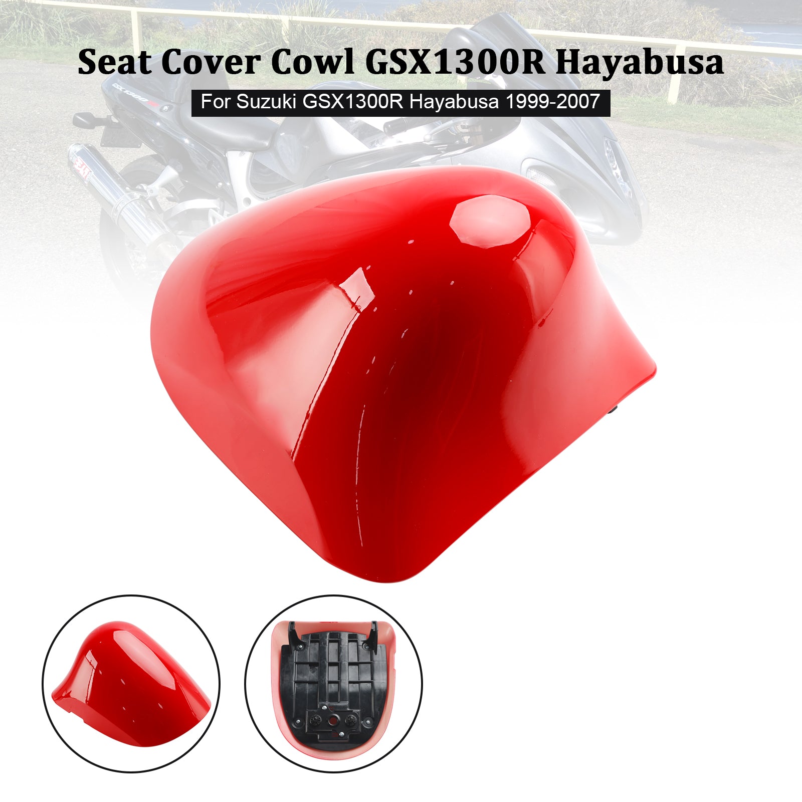 99-07 Suzuki GSX1300R GSX-R1300 Hayabusa Cubierta de carenado del asiento trasero