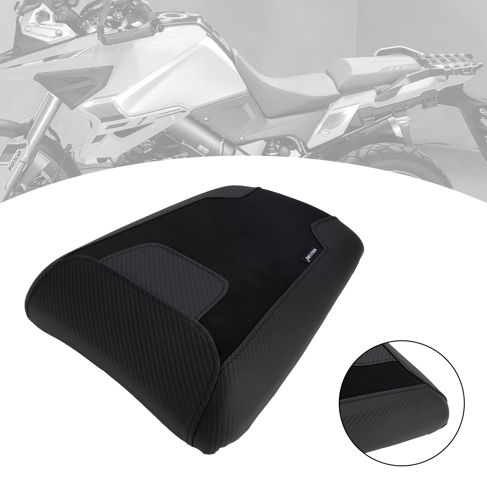 23-25 Suzuki V-Strom1050 Dl1050 Rear Seat Passenger Cushion Flat Pu Red Yellow