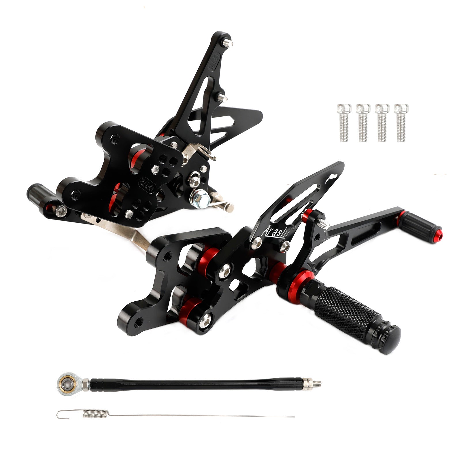 07-08 Suzuki GSXR1000 GSX-R 1000 CNC Aluminum Rearsets Footpegs