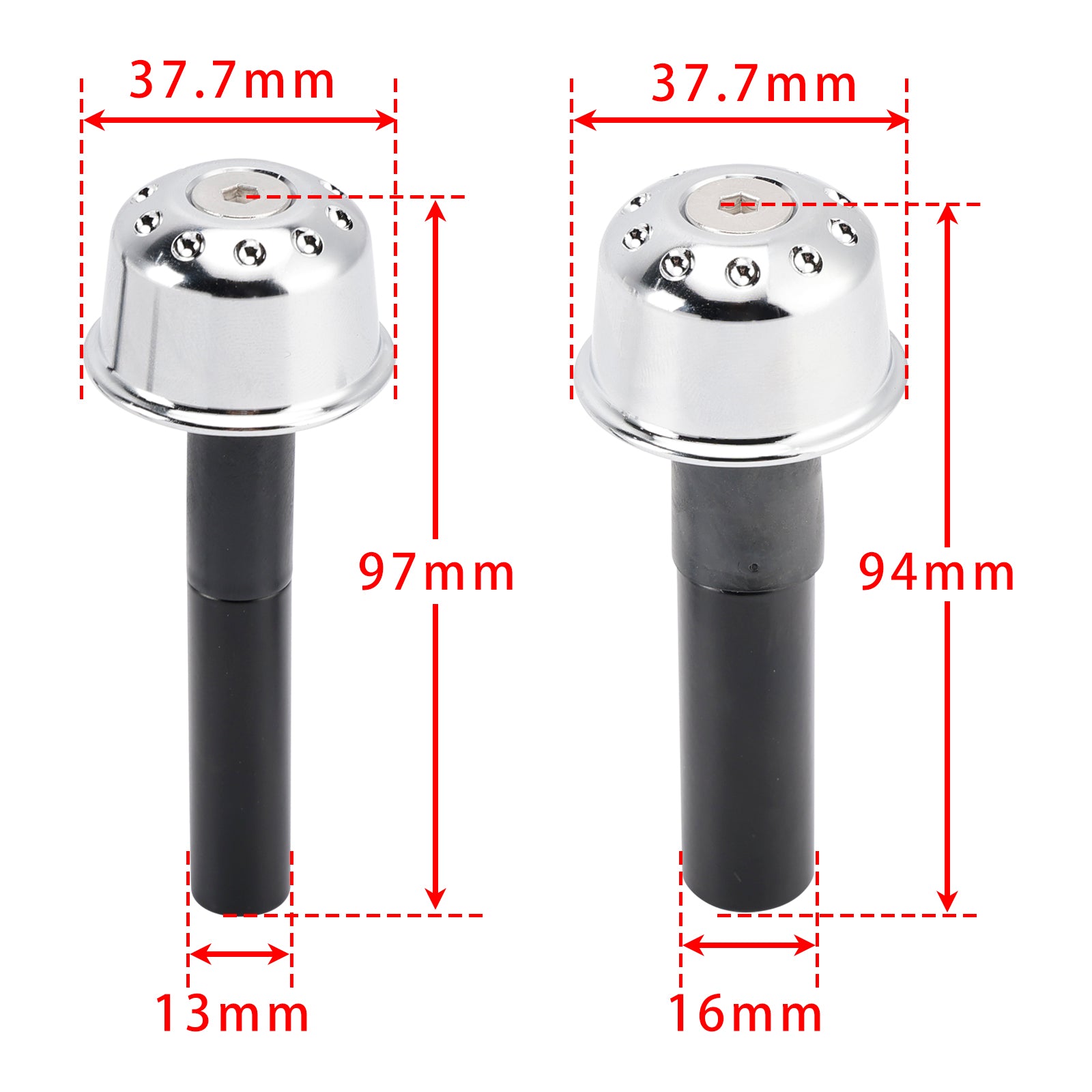 ハンター350流星とクラシック350ゲリラ450ハンドルバーエンドフィニッシャーキット