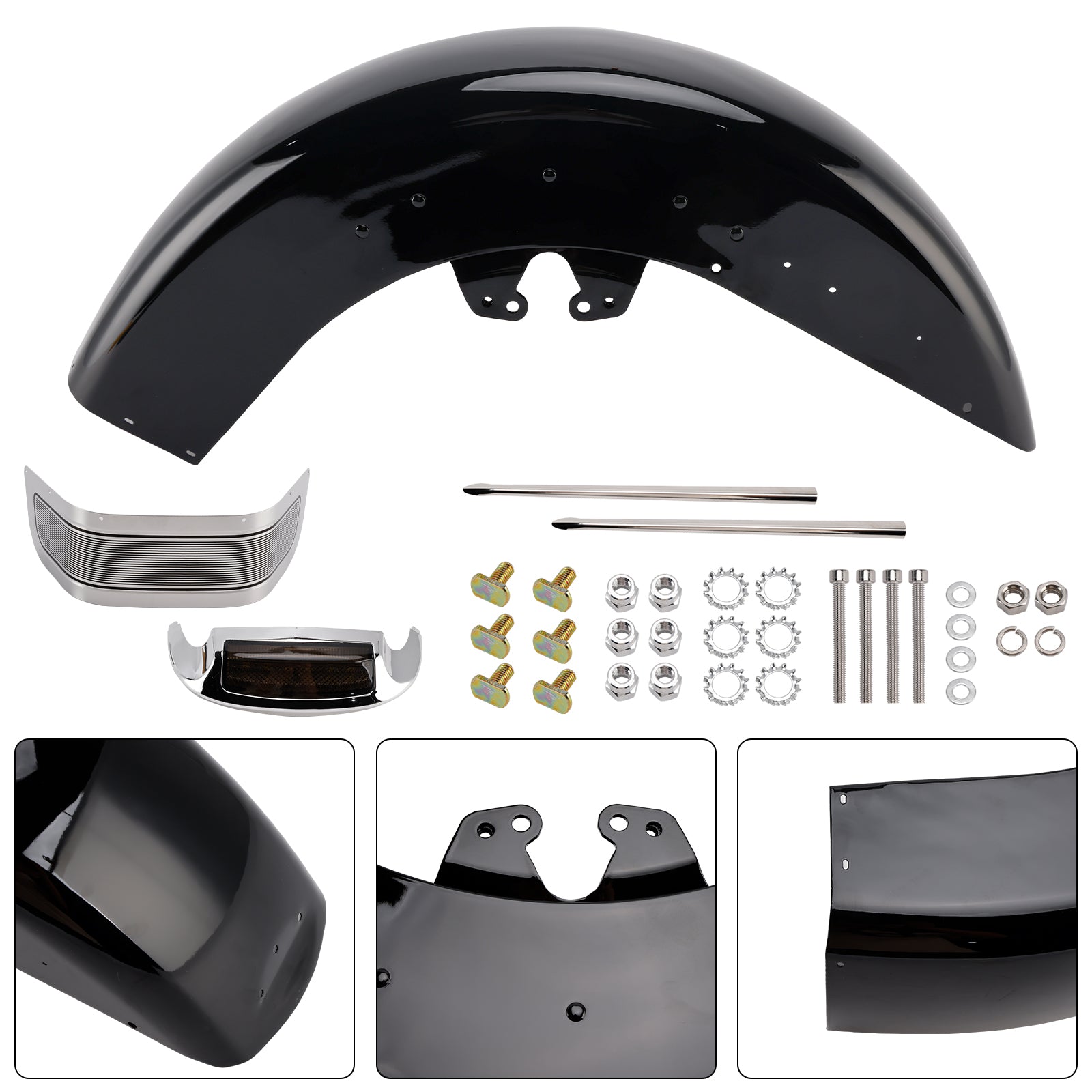 2014-2024 Harley Touring Electra Glide Ultra Limited Steel Front Fender Mudguard