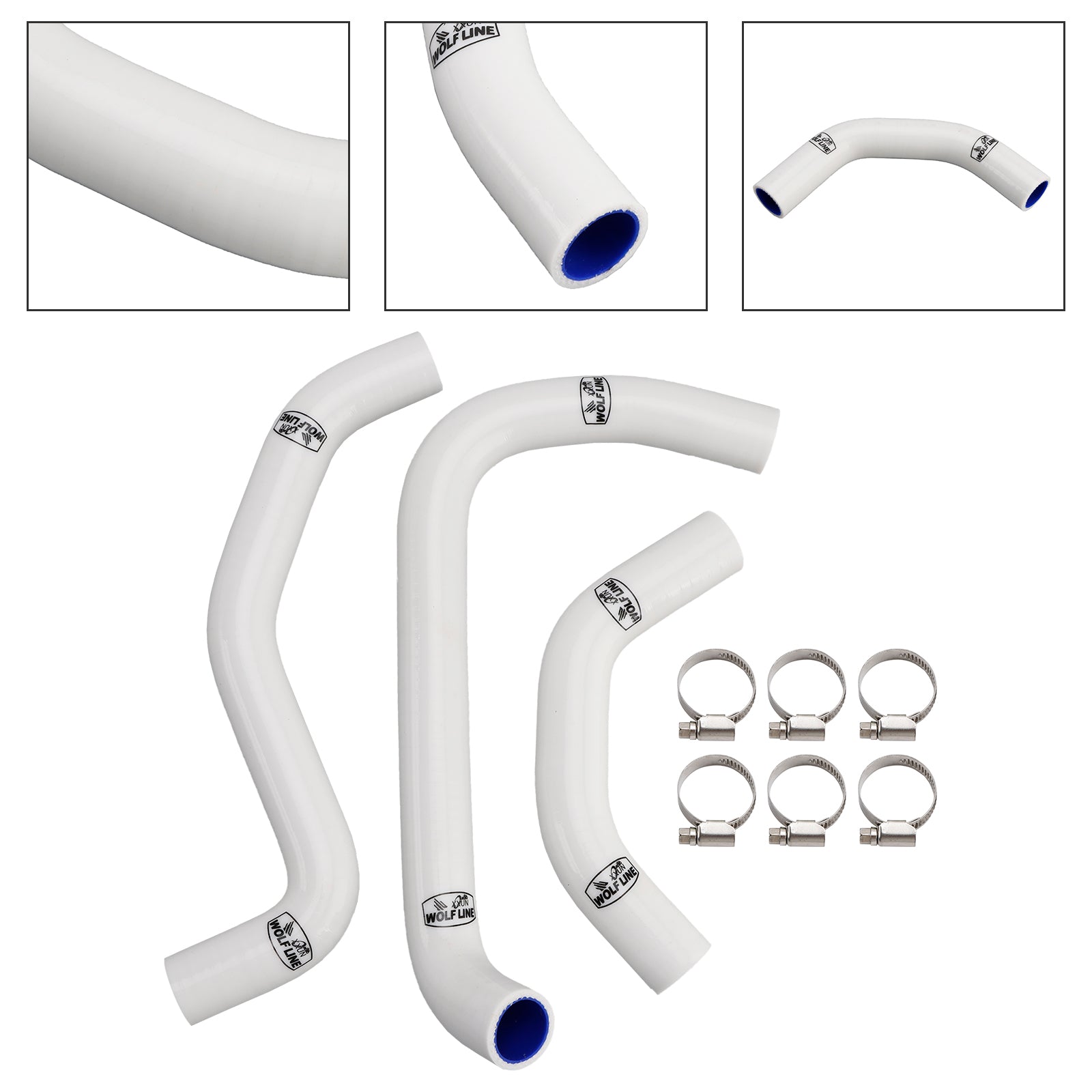 2021-2025 Kawasaki ZX10R ZX-10RR Silicone Radiator coolant Hose