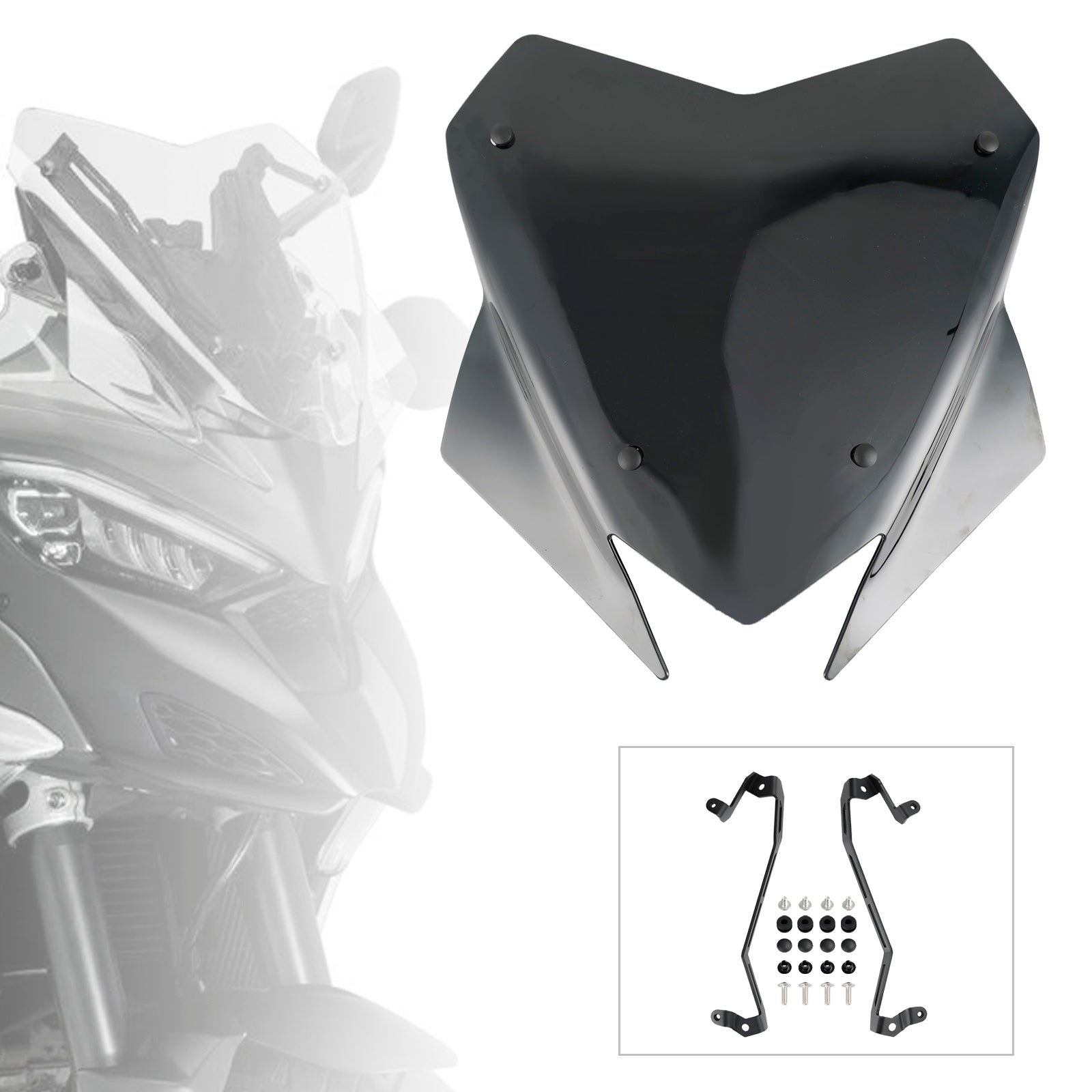 En pare-brise Ajustement pour Ducati Multistrada V4/S/S Sport 2021-2023