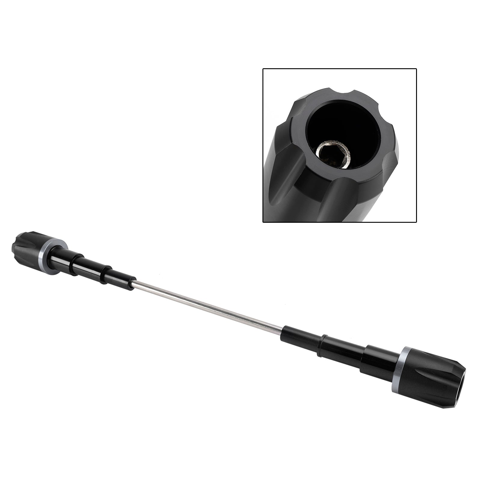 Du Cafe Racer Scrambler 800 Aluminum Frame Crash Slider Protection Gold Black