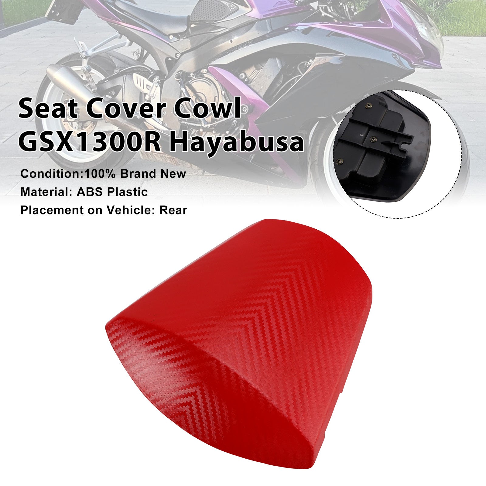 Housse de carénage de siège arrière Suzuki GSXR600 GSXR750 K11 2011-2026