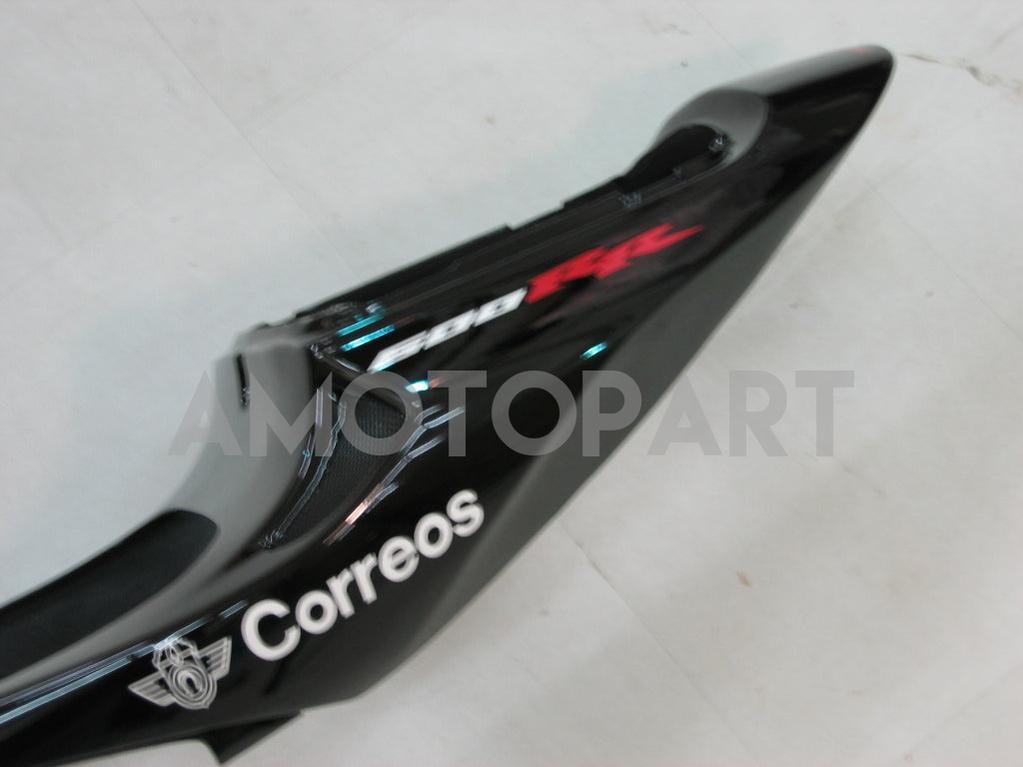 Amotopart 2005-2006 Honda CBR600RR Black & White Style 1 Fairing Kit