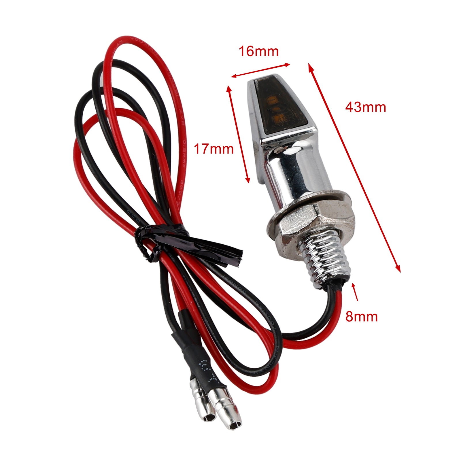 Universal MotorCycle 12V LED Turn Signal Indicator Light 8mm