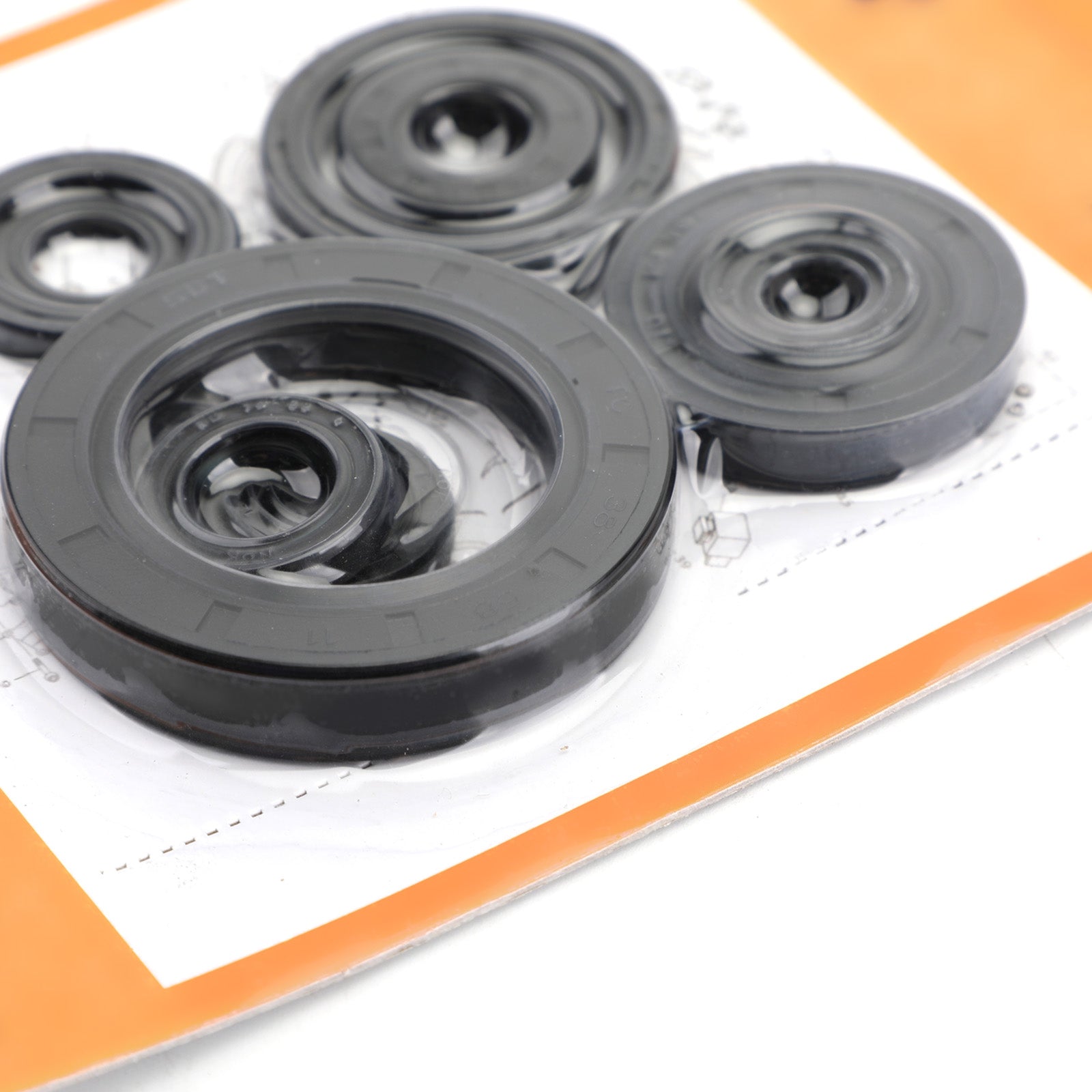 2002-2004 Honda CR250R CR250 CR 250 250R Engine Oil Seal Kit Set 9pcs Seals