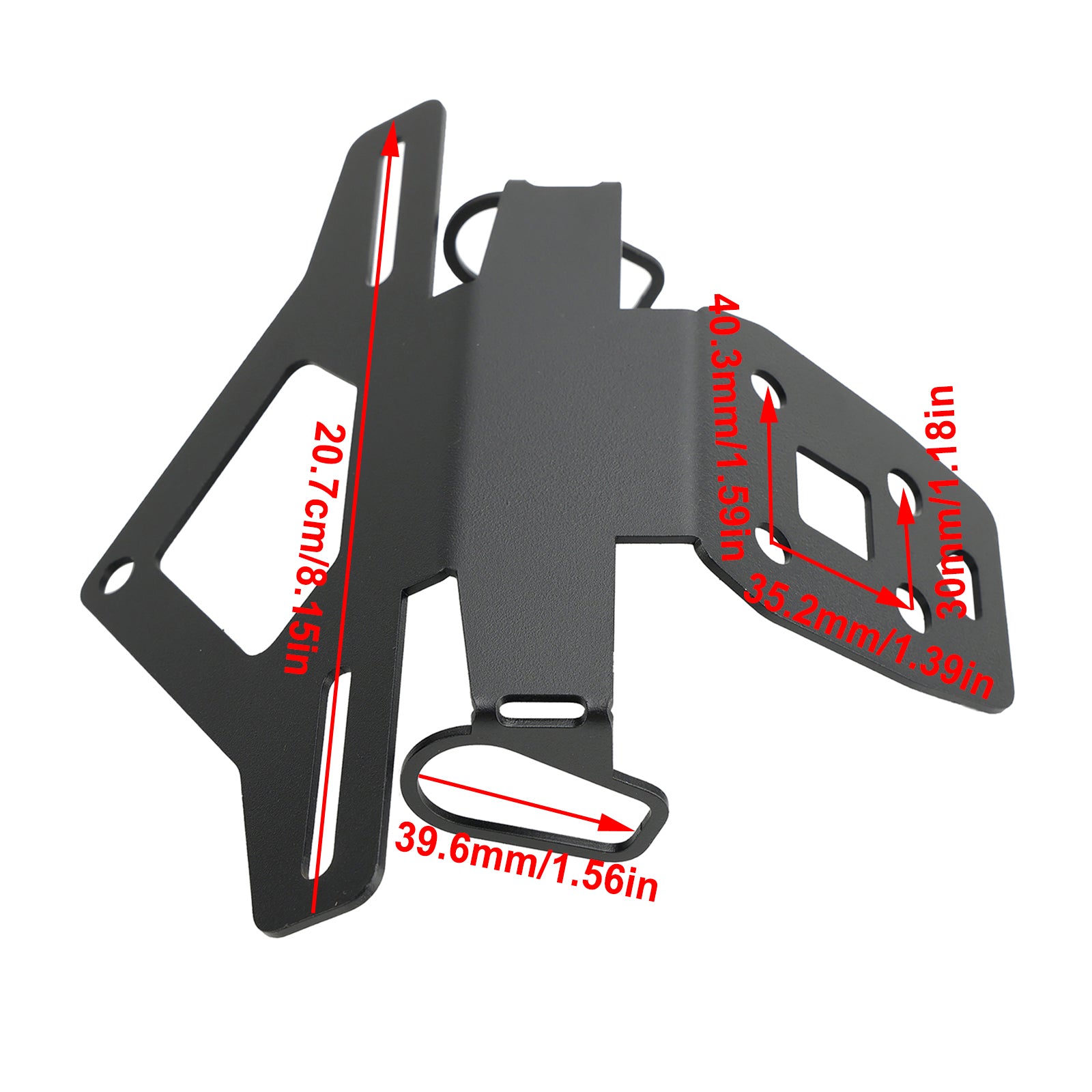 2023 Kawasaki ZX-4R ZX-4RR-registreringsskyltfäste
