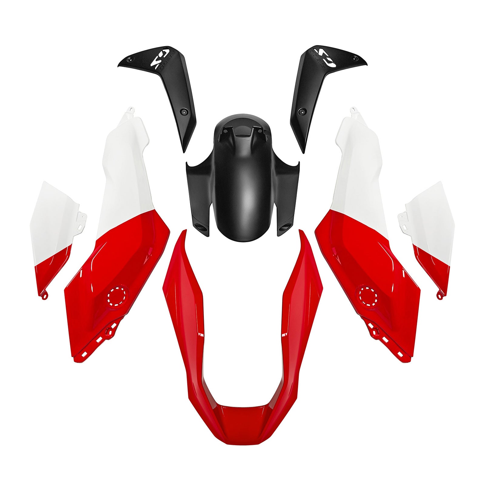 Amotopart 2024-2025 BMW R1300GS Red White Black Fairing Kit