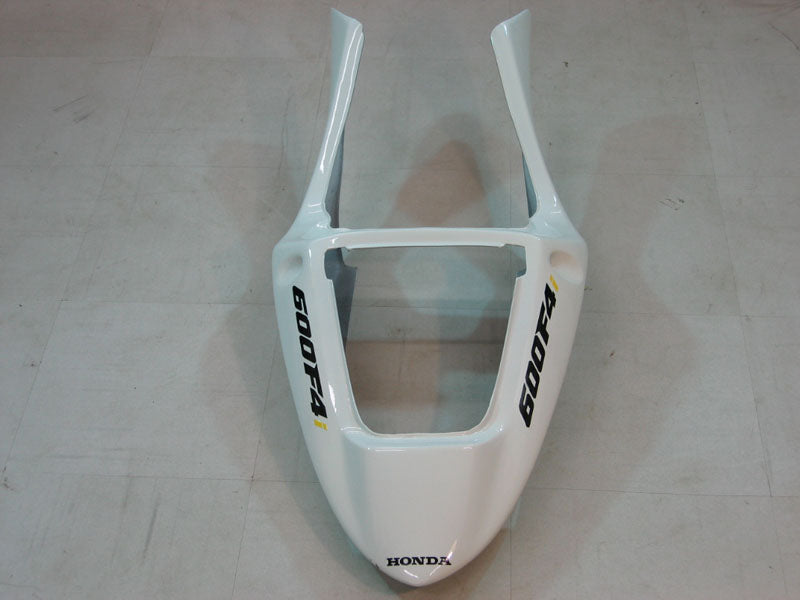 Amotopart 2001-2003 Honda CBR600 F4i Rouge&Kit de carénage blanc