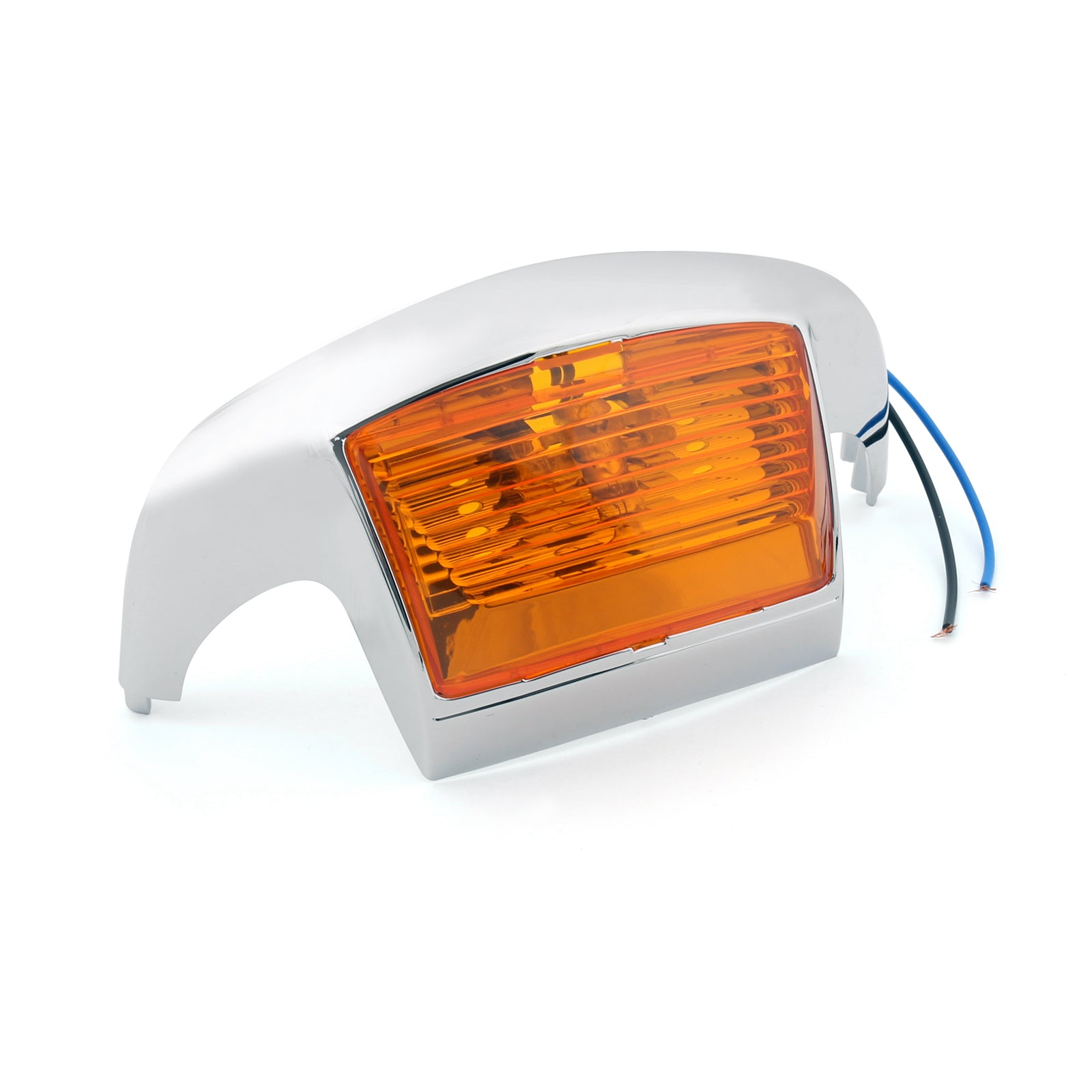 Harley Road King FLHR Classic Yellow Socket Front Mudguard Fender Tip Light