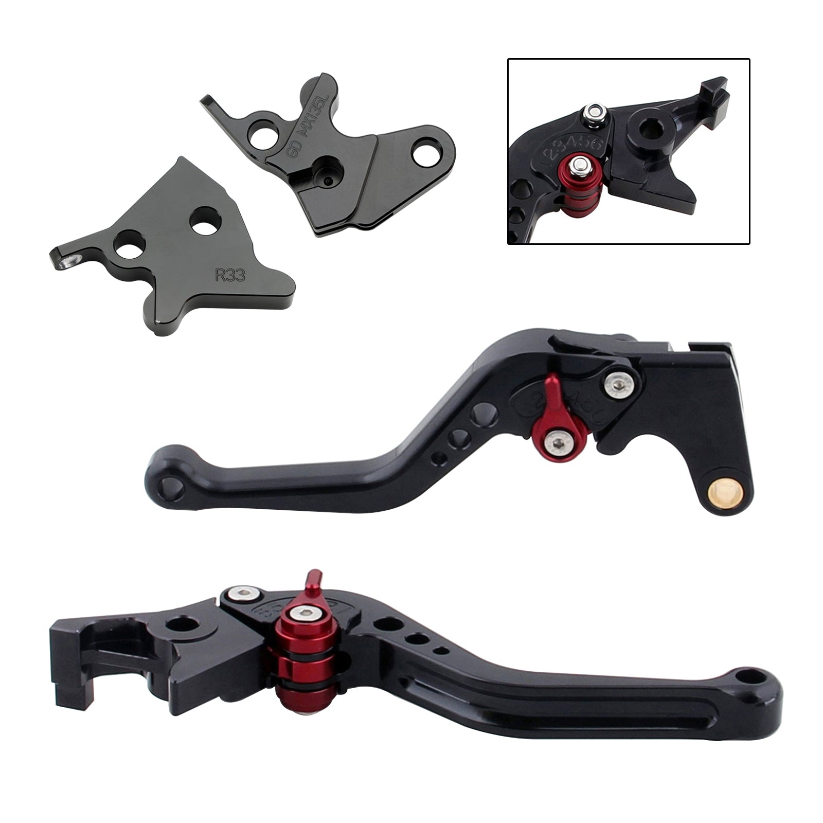 Yamaha YBR125 2005-2014 Nouveau levier de frein à embrayage court