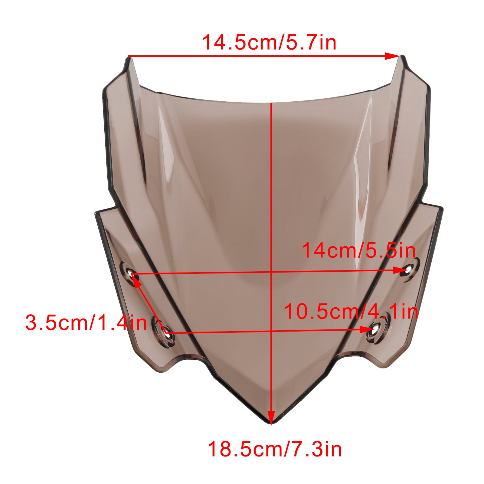 2017-2019 Kawasaki Z650 Windshield Windscreen