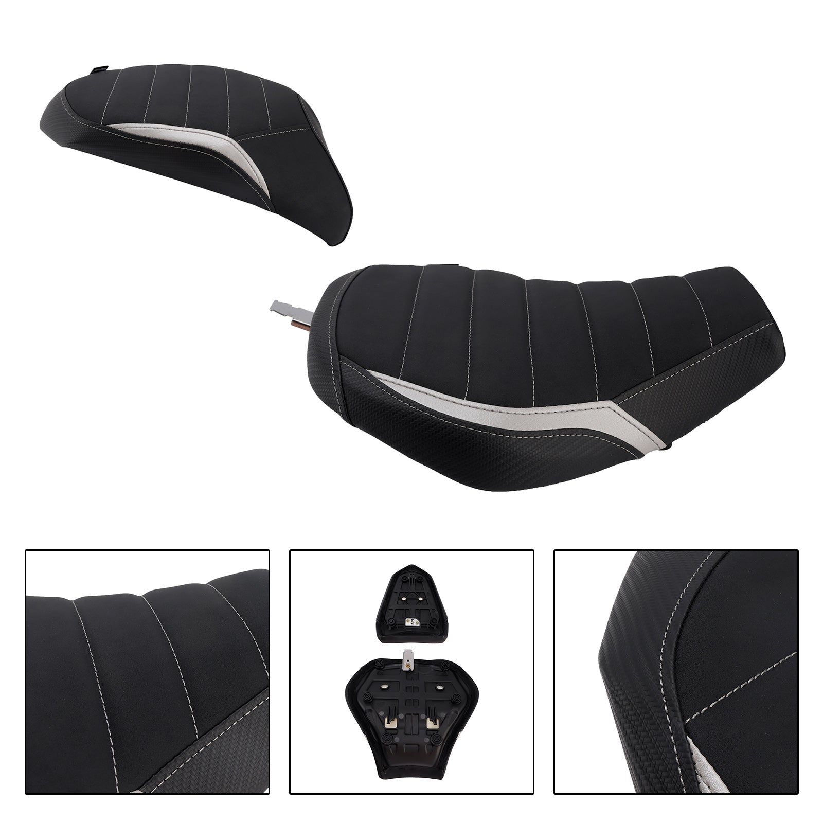 2022-2025 Kawasaki Ninja H2 Sx Front&Rear Raider Passenger Cushion Kit Gray