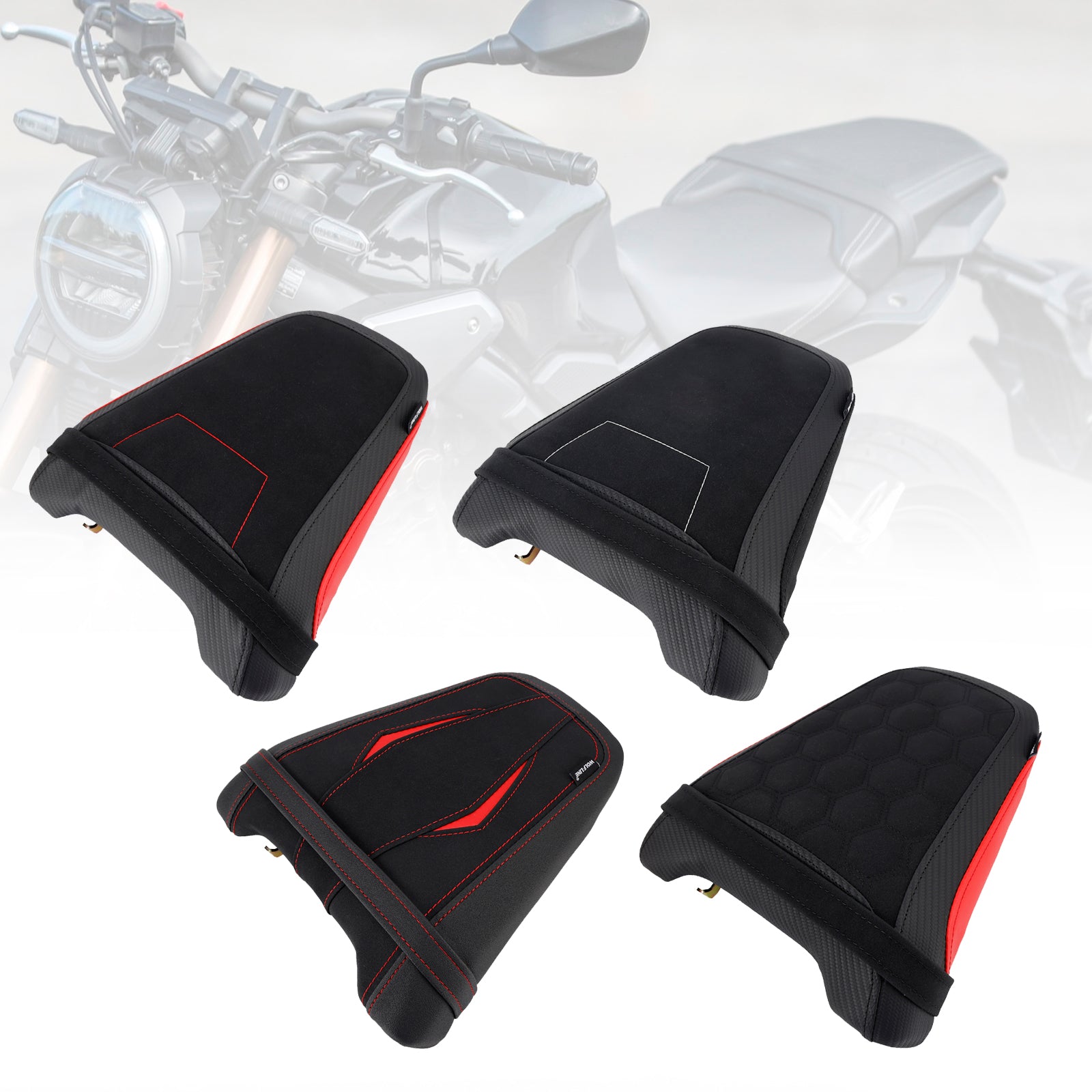 2024-2025 Honda Cb650R Cbr650R Rear Seat Passenger Cushion Flat Pu Reda RedB