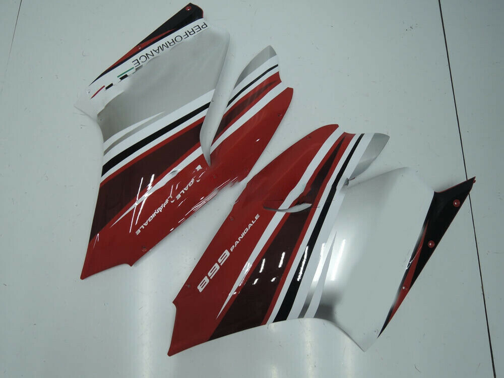 Amotopart 2012-2015 Ducati 899 Red Black White Gray Fairing Kit