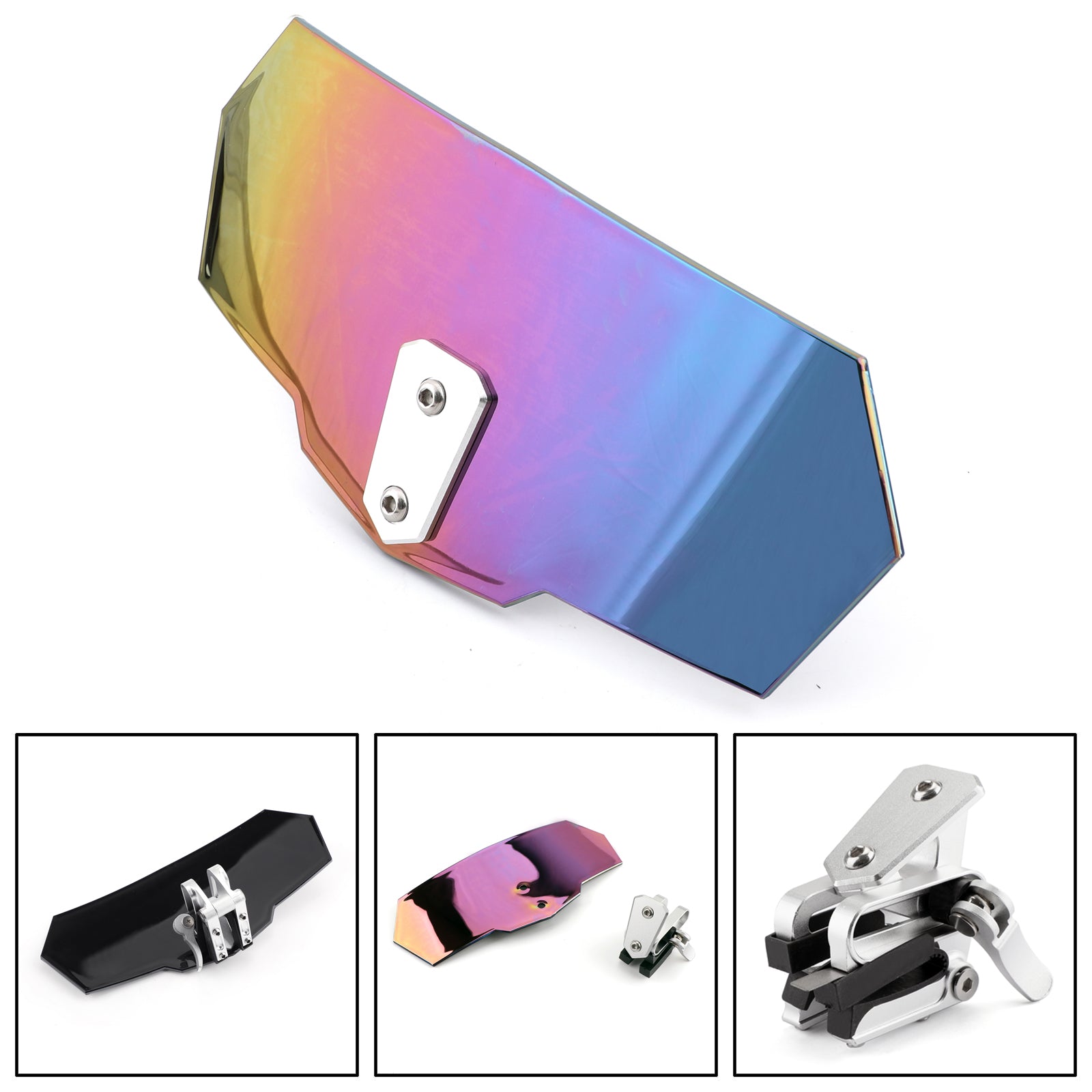 Defletor de extensão do Universal AjustablendShield para Honda Yamaha