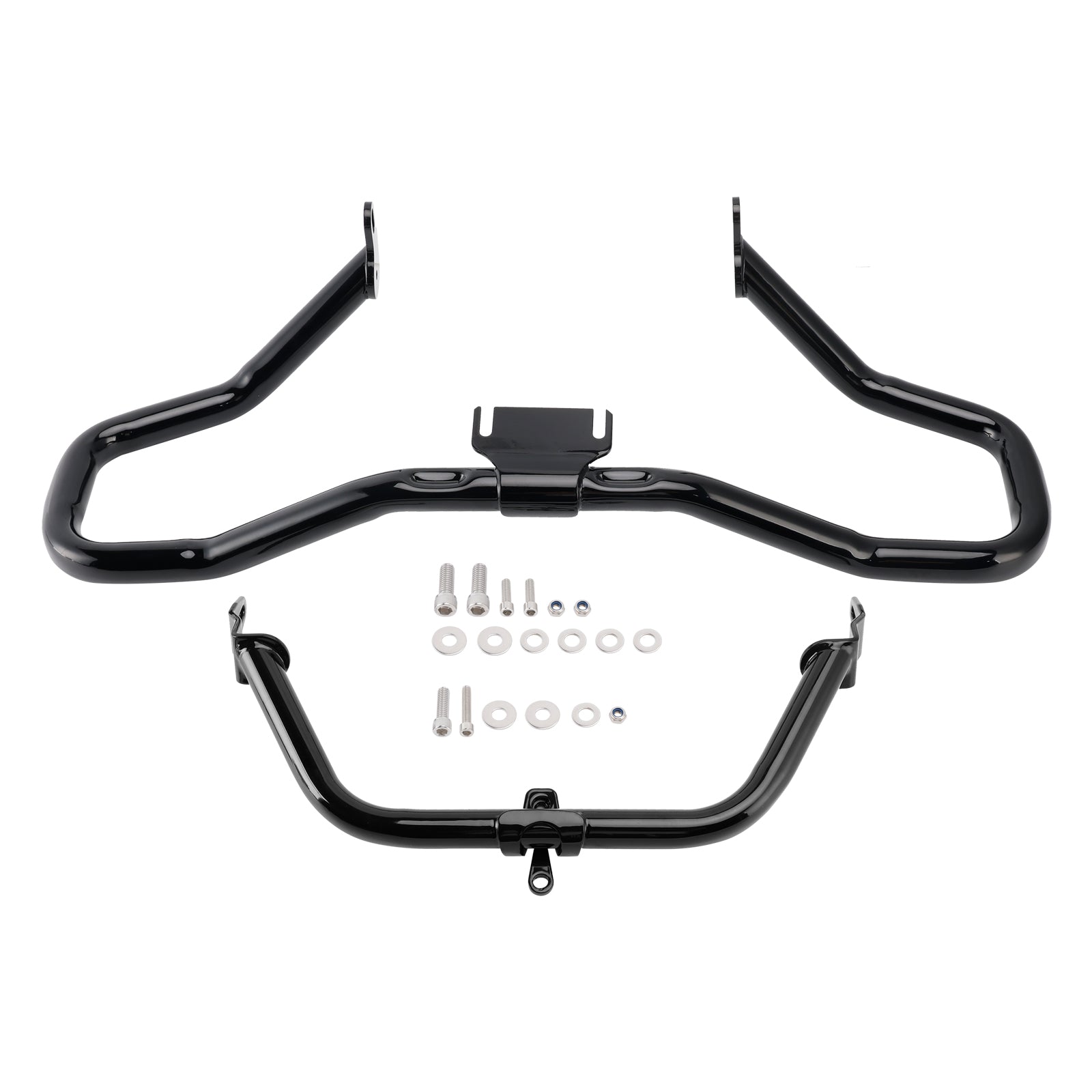 14-22 Touring Road Glide Bumper Engine Protection Guard Crash Bar Black C