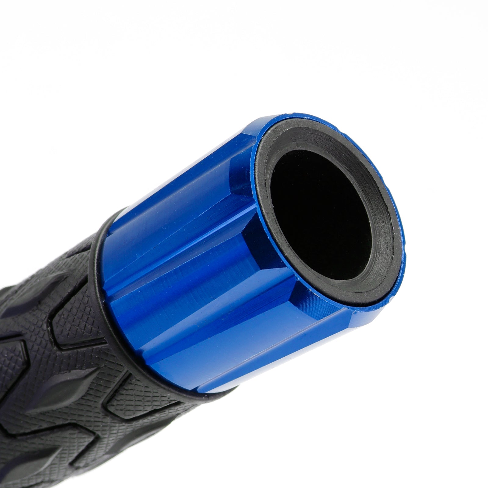 7/8"/22Mm Motorcycle Handle Bar Hand Grips Cnc Universal Red For Motorcycles Silver