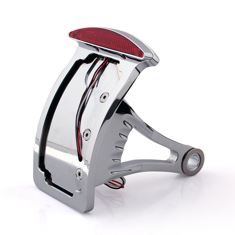 Boční náprava Mount Chrome Billet poznávací značka držák taillight LED