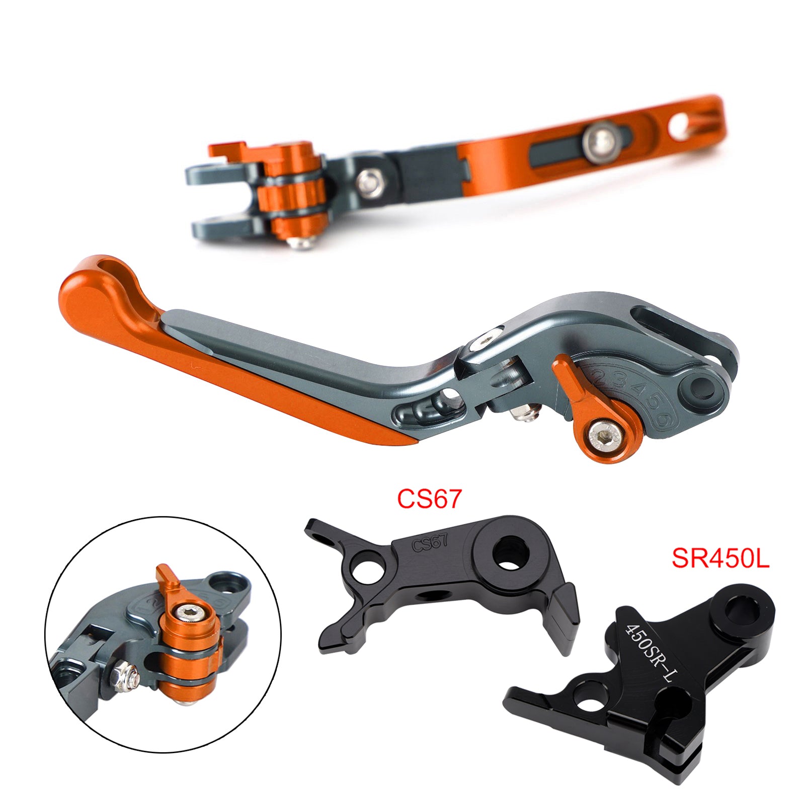 2024-2026 VOGE DS900X 900DSX Adjustable Clutch Brake Lever