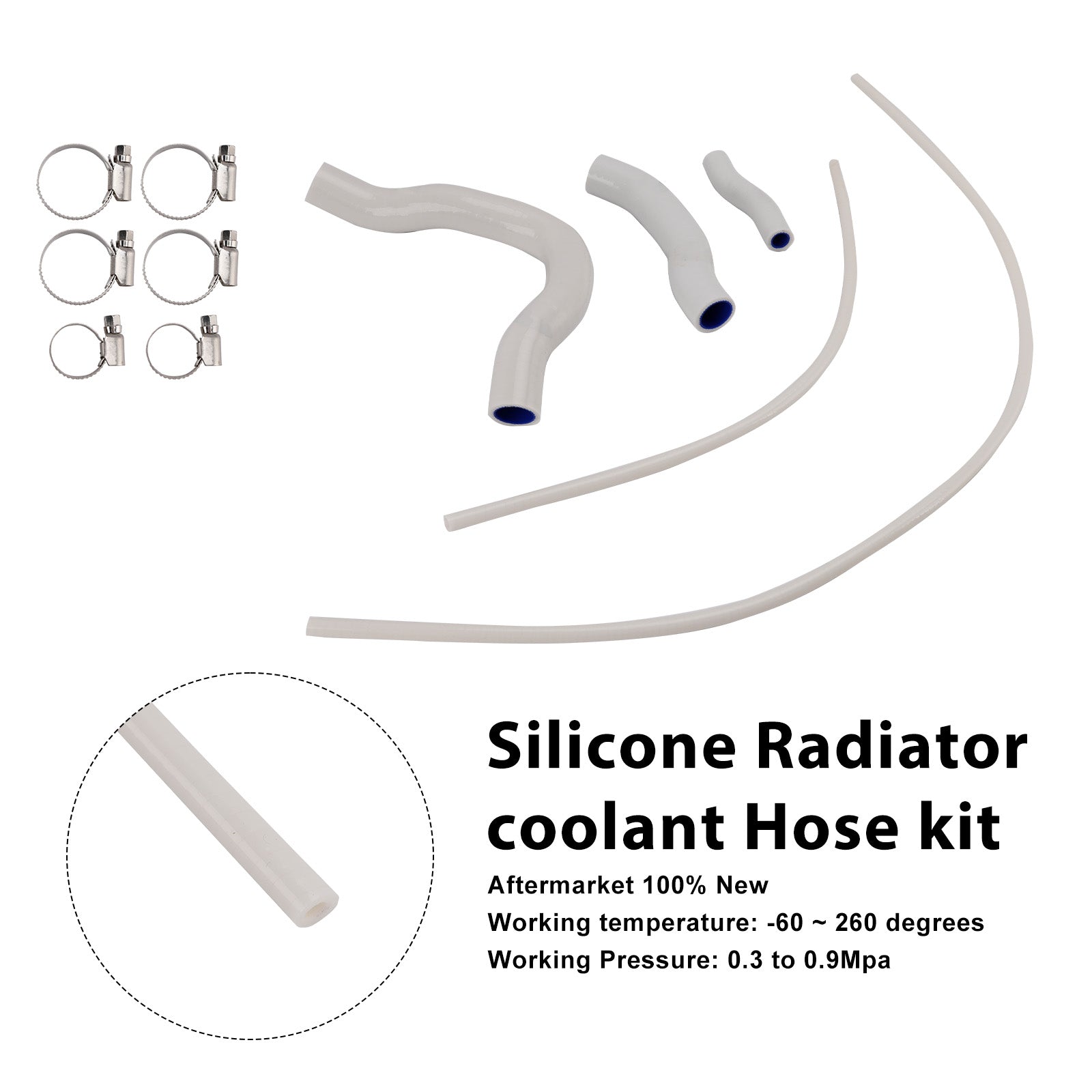 23-25 Honda CB750 Hornet XL750 Transalp Silicone Radiator coolant Hose