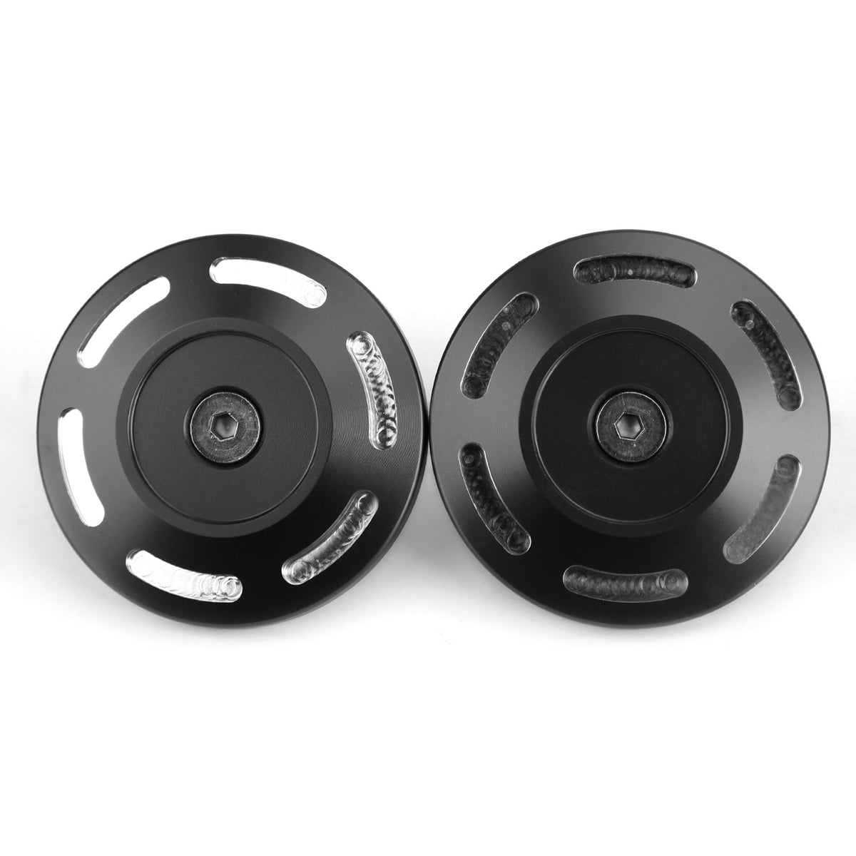 Pár 2015-2020 BMW S1000XR Black CNC Billet Hliníkový otvor Záslepky rámu