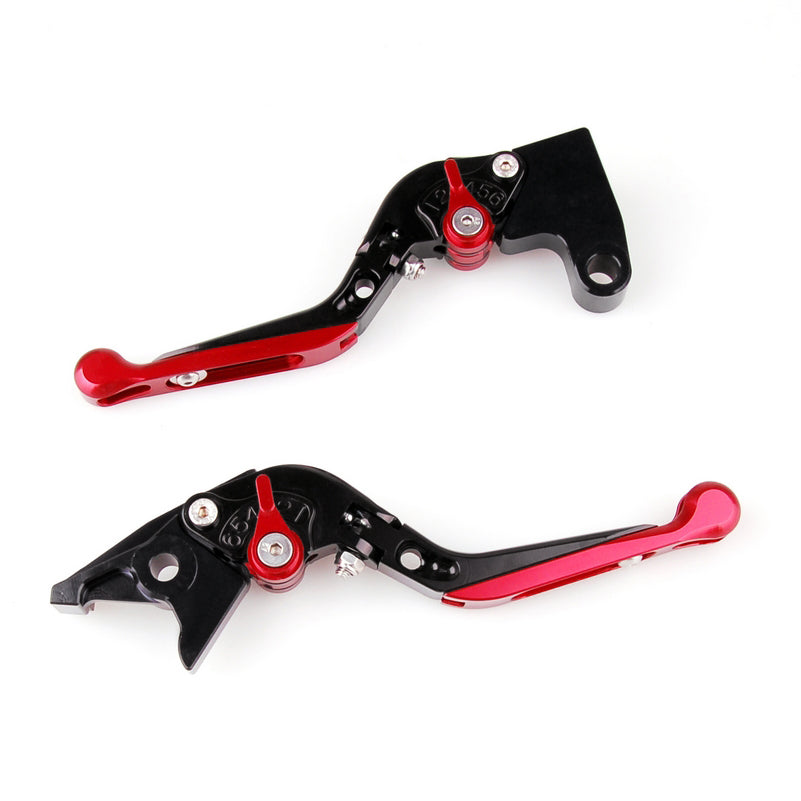 Yamaha YZF R1 R6 R6S Adjustable Folding Extendable Brake Clutch Levers Red