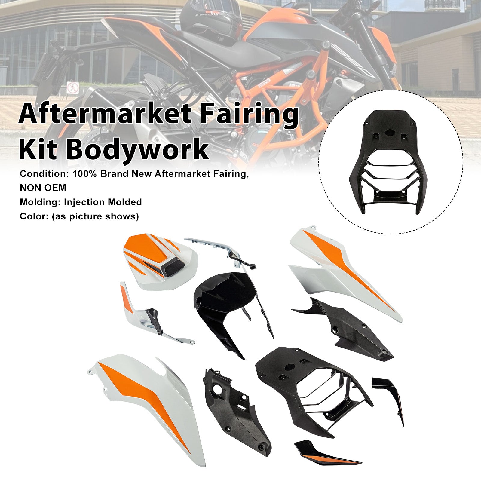 Amotopart 2017-2023 Duke 390 Fairing Kit