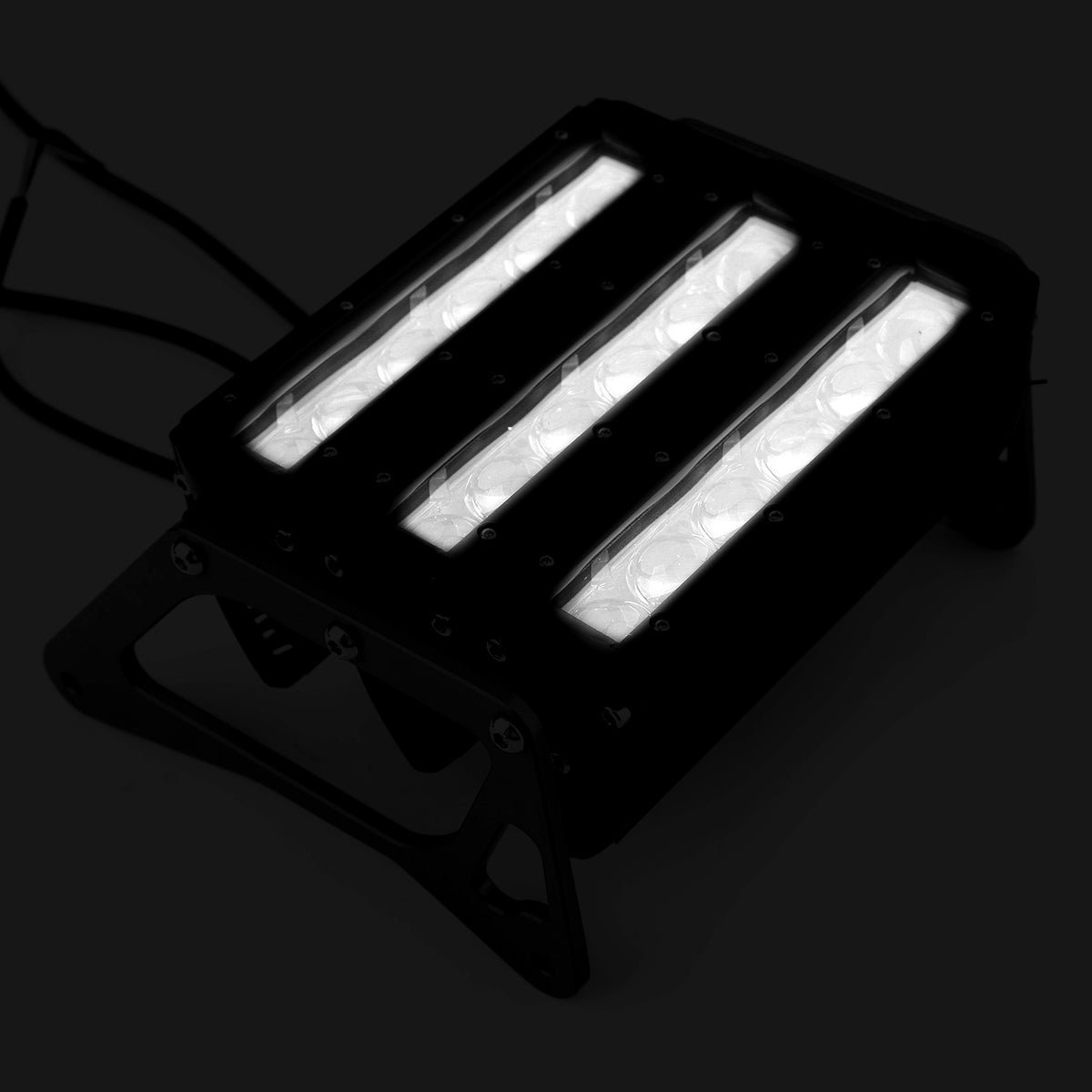 3Row 13-19 Honda Grom 125 MSX SF BK LED Reflektor motocyklowy Białe światło