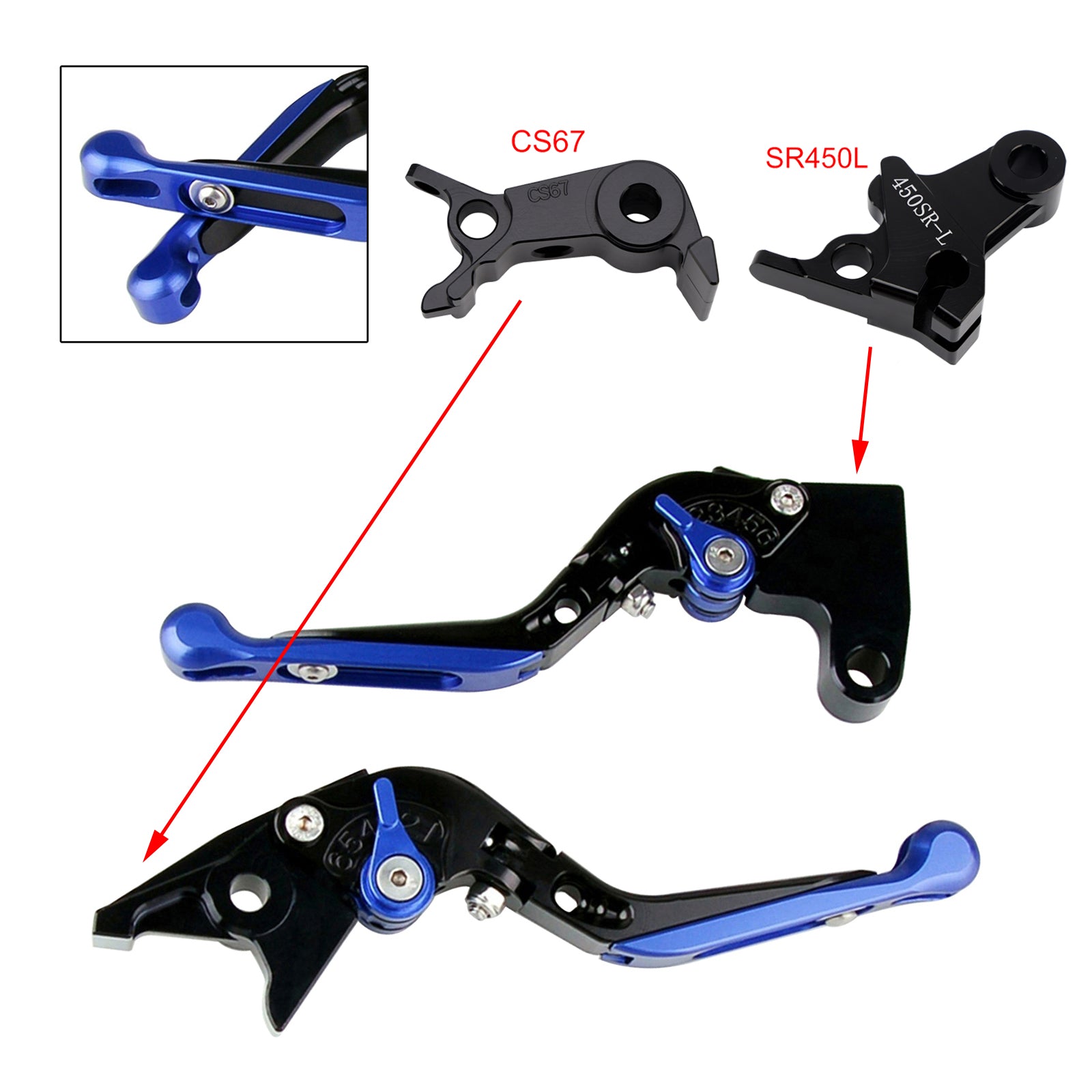 2024-2026 VOGE DS900X 900DSX Adjustable Clutch Brake Lever