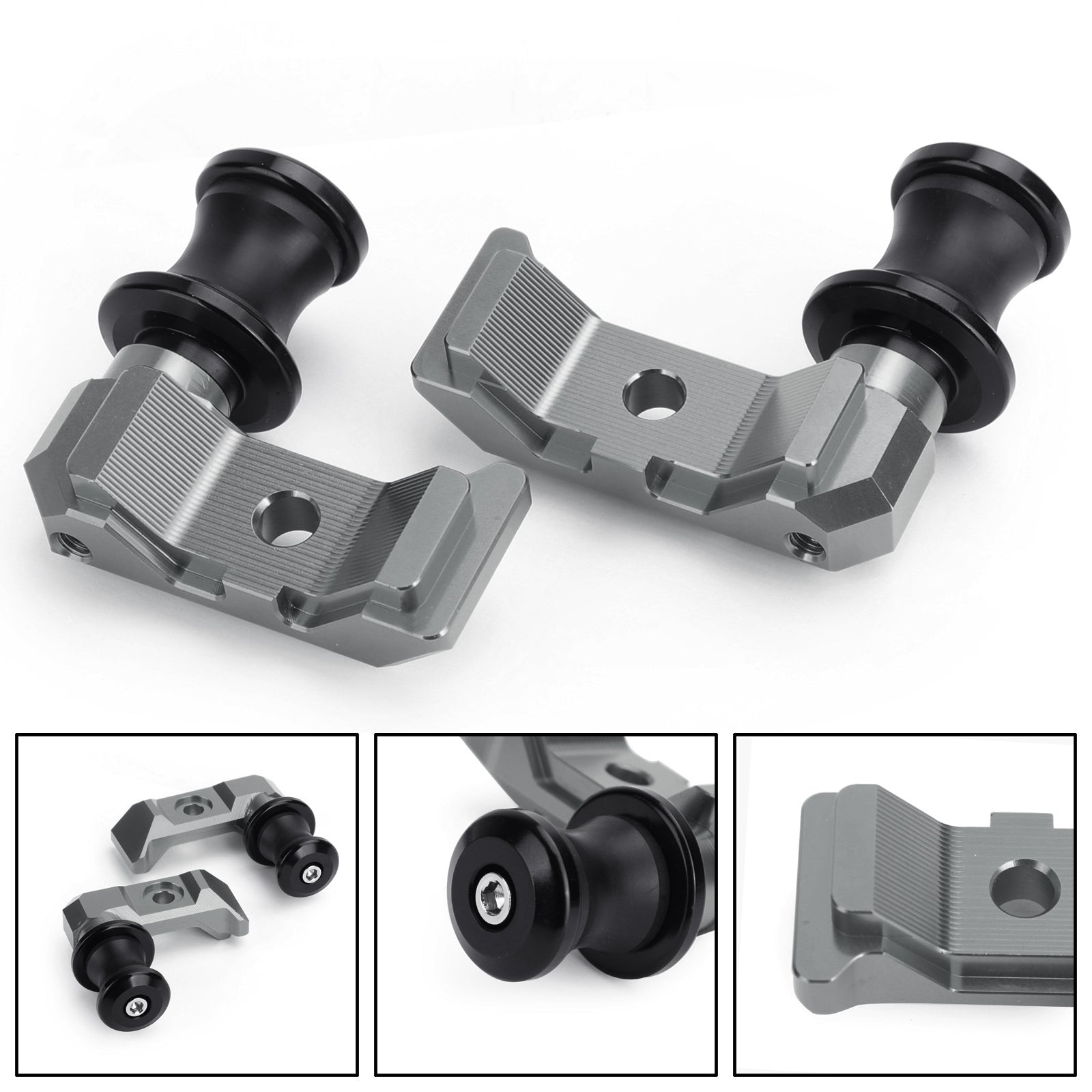 2014-2018 YAMAHA MT-07 Chain Adjuster Block W/Swingarm Spools Slider