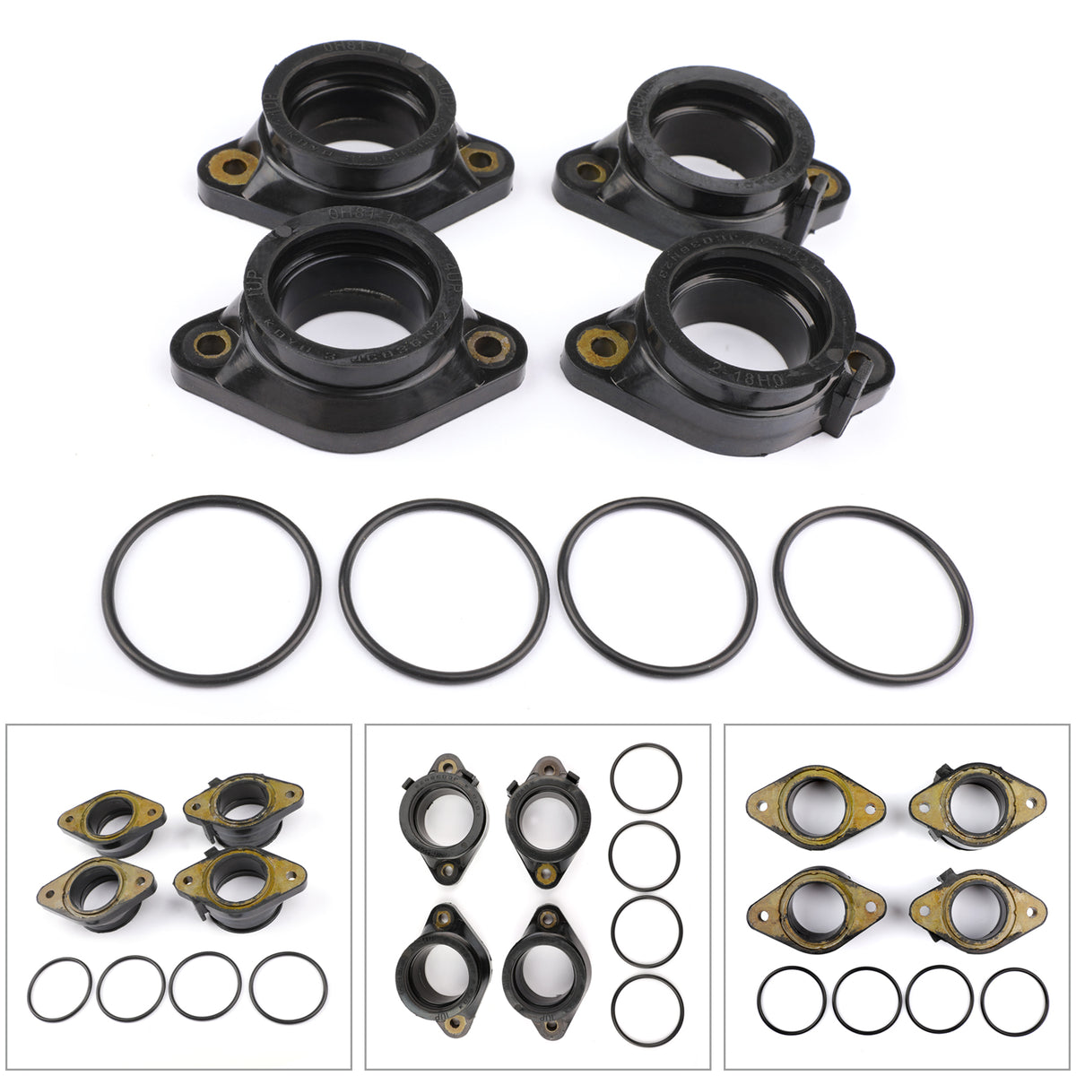 2007-2012 Suzuki GSF1250 Bandit Carburetor Intake Manifold Boots Set