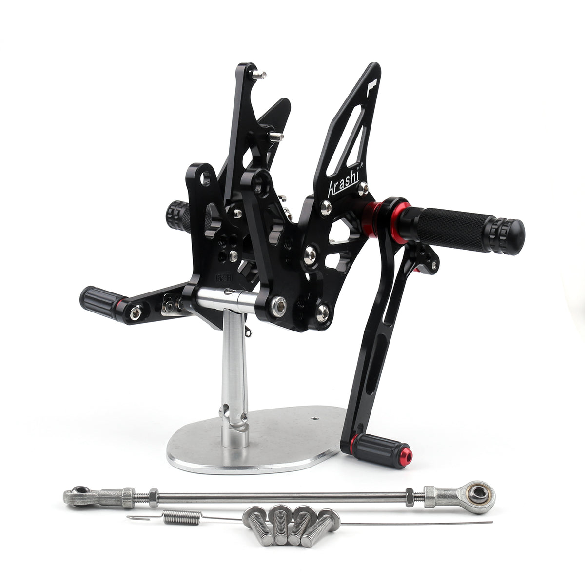 1999-2020 Suzuki Hayabusa GSX1300R CNC czarne zestawy tylne podnóżki podnóżek