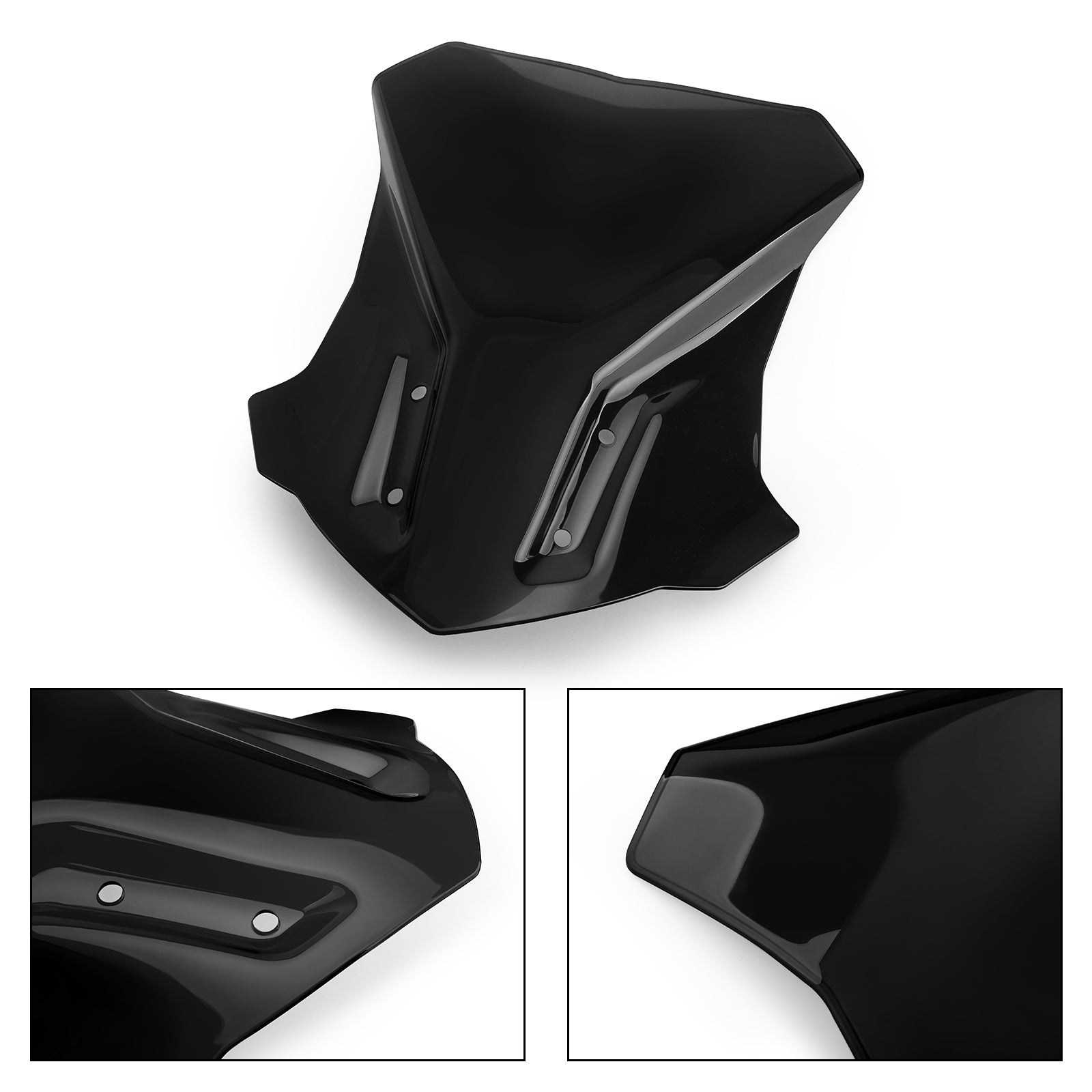 1 pieza 2017-2022 BMW G310GS motocicleta ABS parabrisas negro