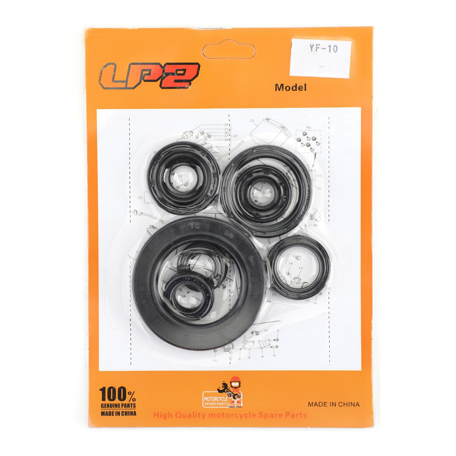 8pcs 1989-2001 Honda CR250R 1988/1989-1991 CR500R Engine Oil Seal Kit Set