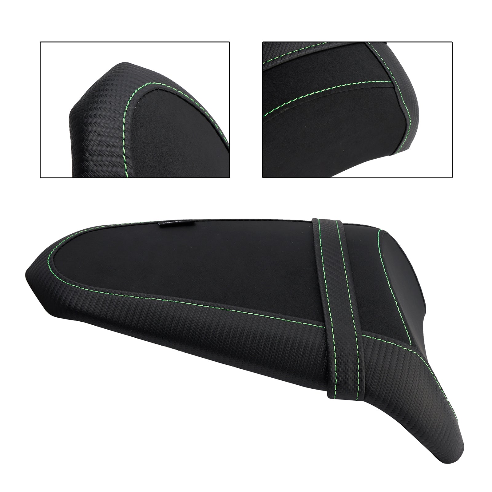 17-25 Kawasaki Ninja Z650 Rear Passenger Seat Pillion Saddle Flat Green