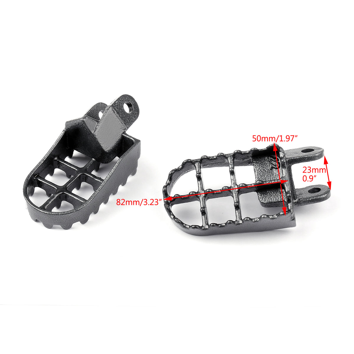 1994-2007 Kawasaki KLX 250 300R 650 Foot Pegs