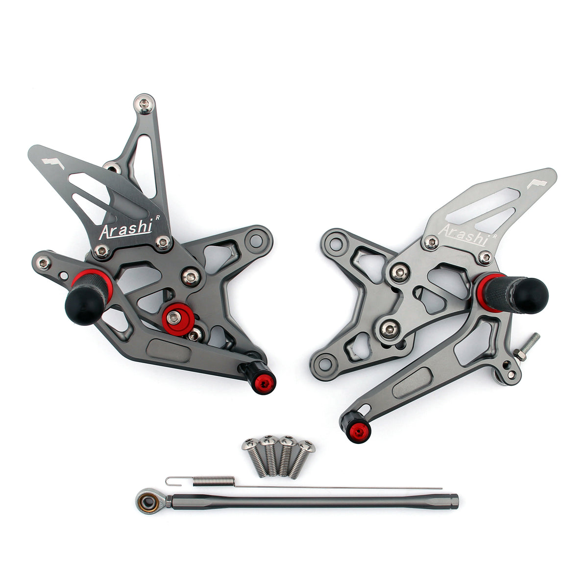 2009-2023 Kawasaki ZX 6R Grey Zadní část Zadní sada Stupačky