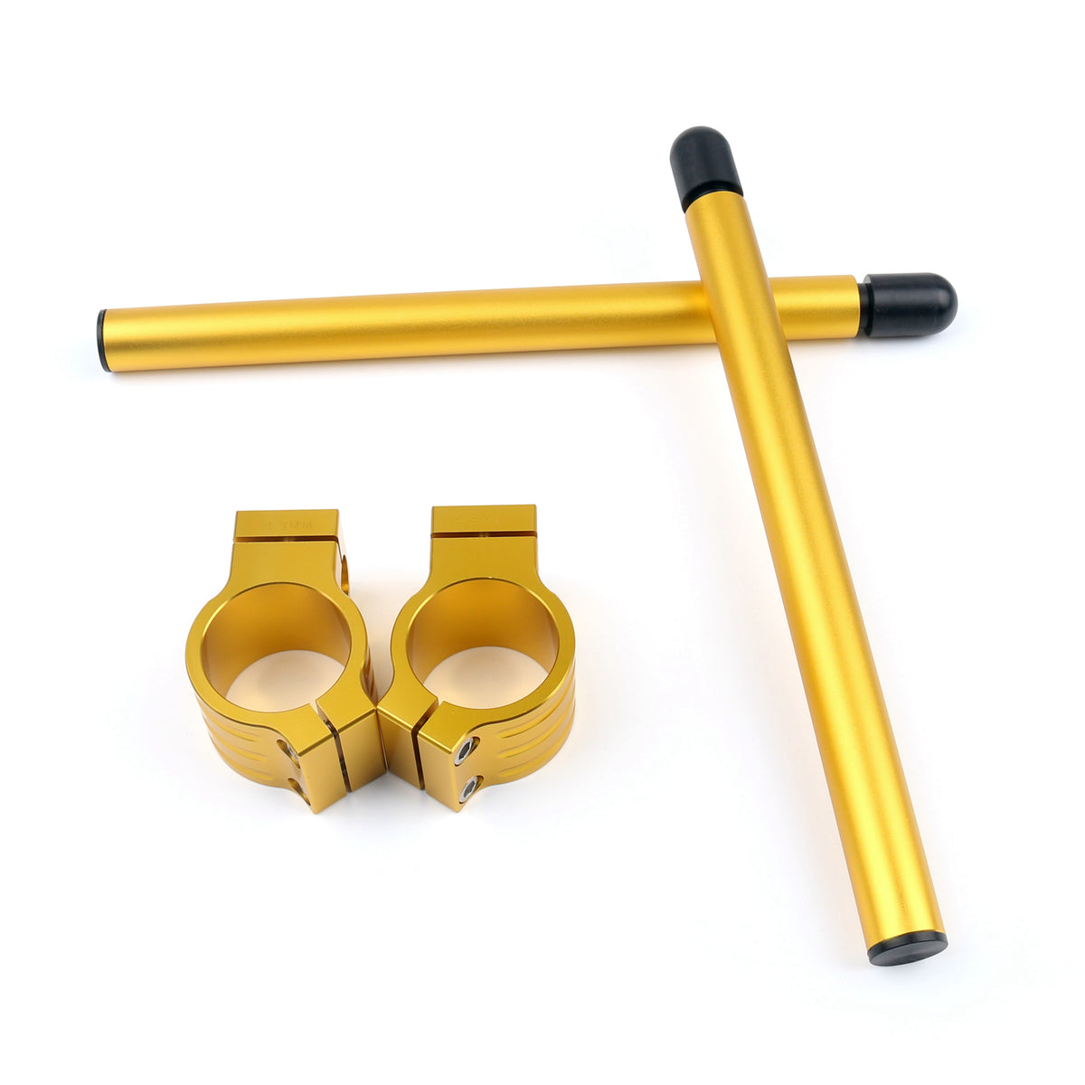 1997-2003 SUZUKI GSXR600 45mm GOLD Universal Motoycycle Clip-On Handlebars