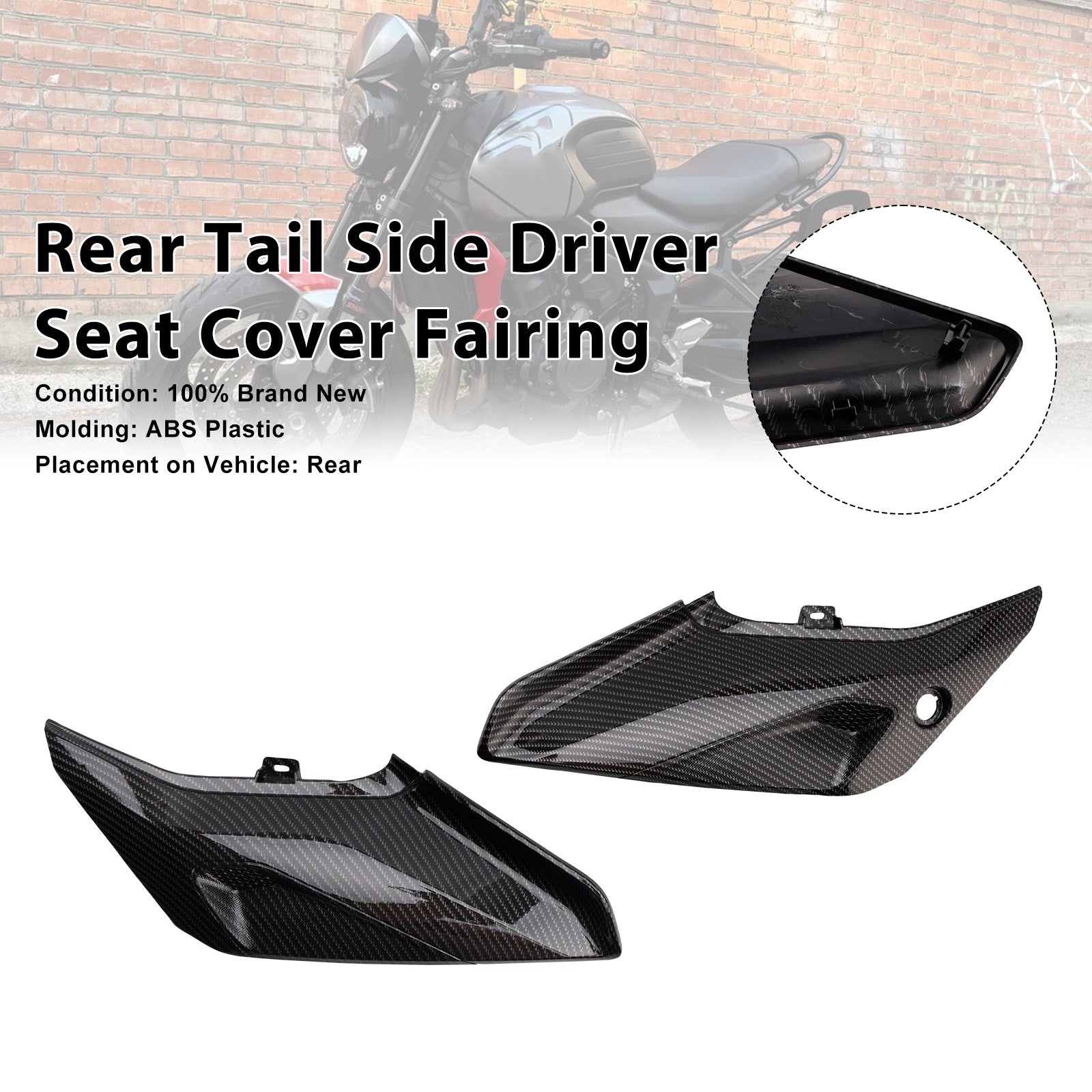 2022-2026 Trident 660 Side Seat Panel Fairing Cowl