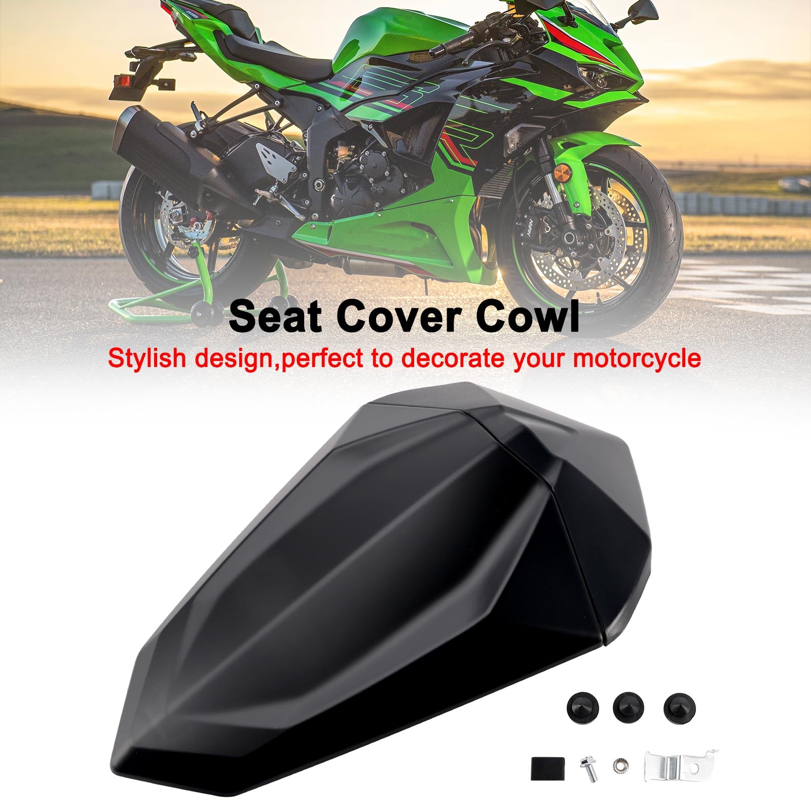 24-25 Kawasaki Ninja 500 EX500R Z500 Tail Rear Seat Fairing Cowl