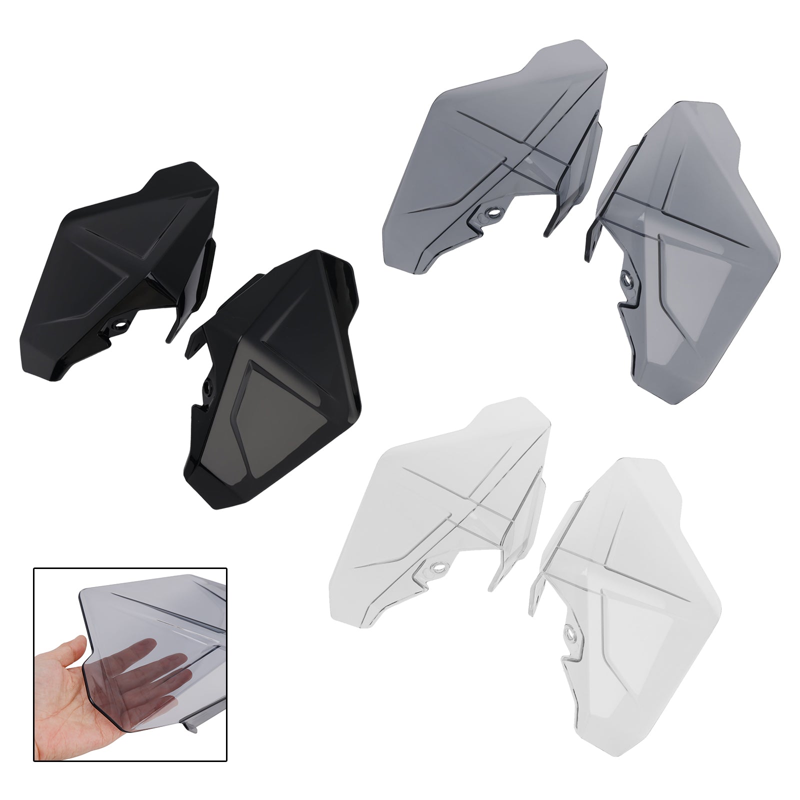 2025-2026 BMW R1300GS ADV Windshield Plate Side Panels