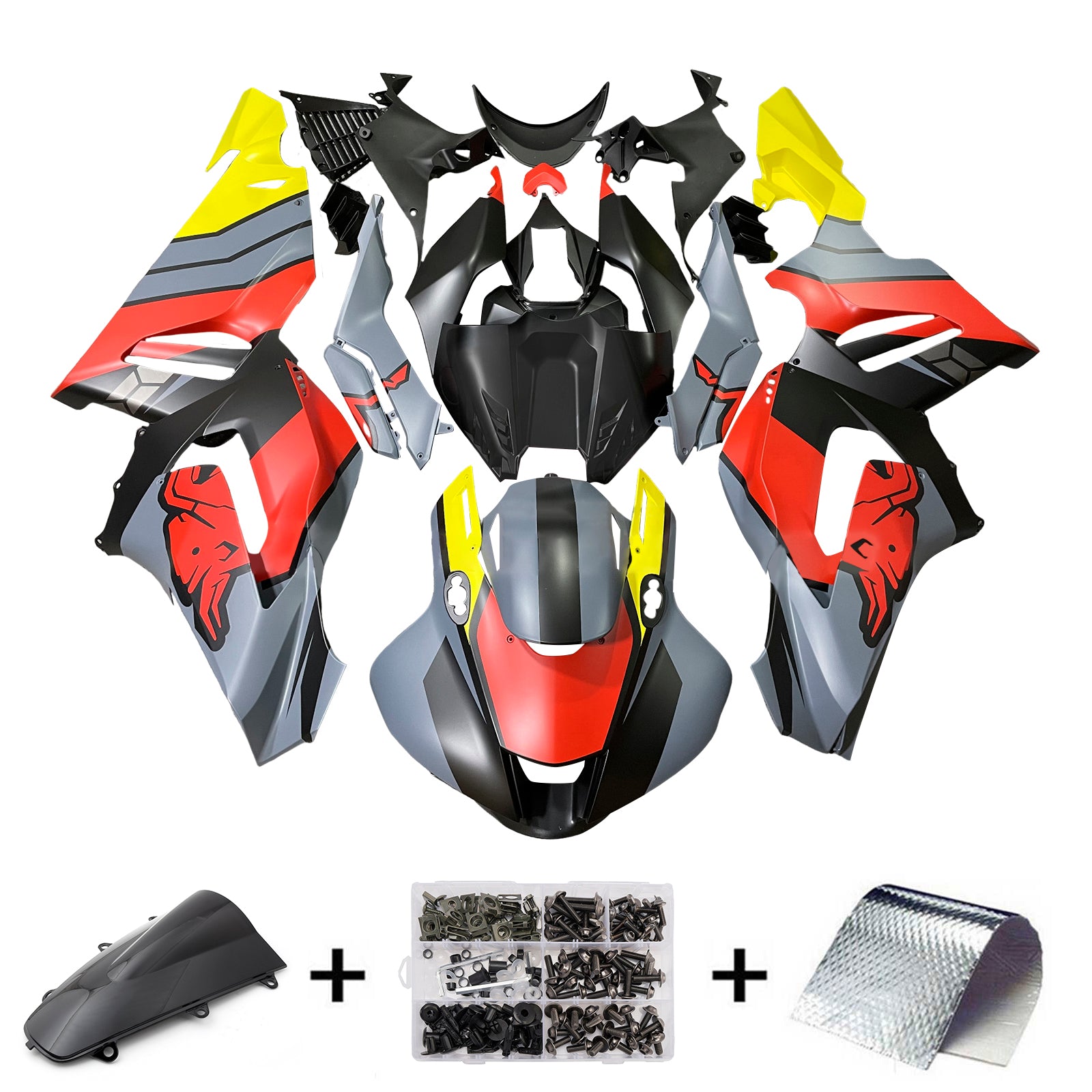 Amotopart 2020-2023 Honda CBR1000RR-R Red Fairing Kit